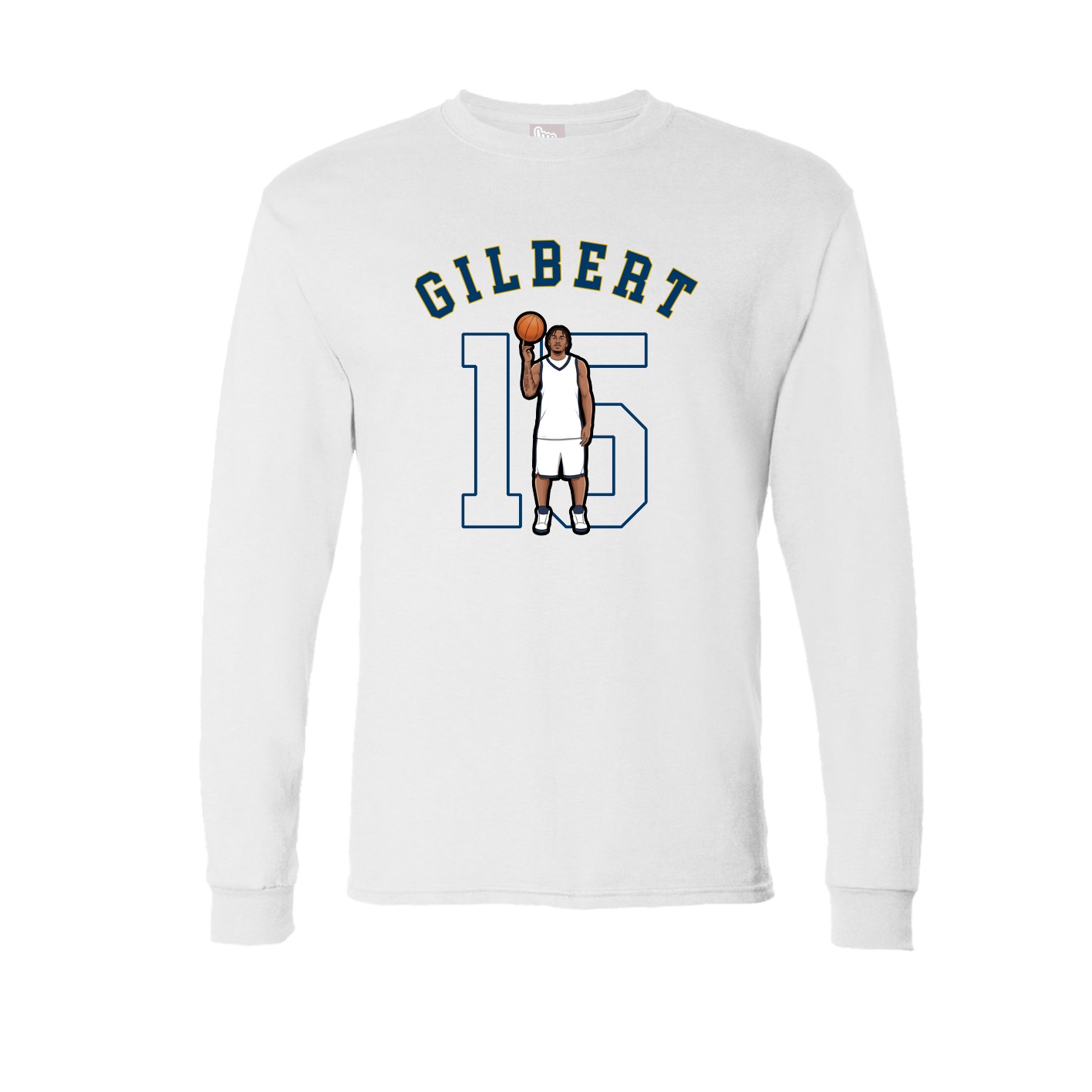 Long Sleeve Tee — Shirsey Arch in White
