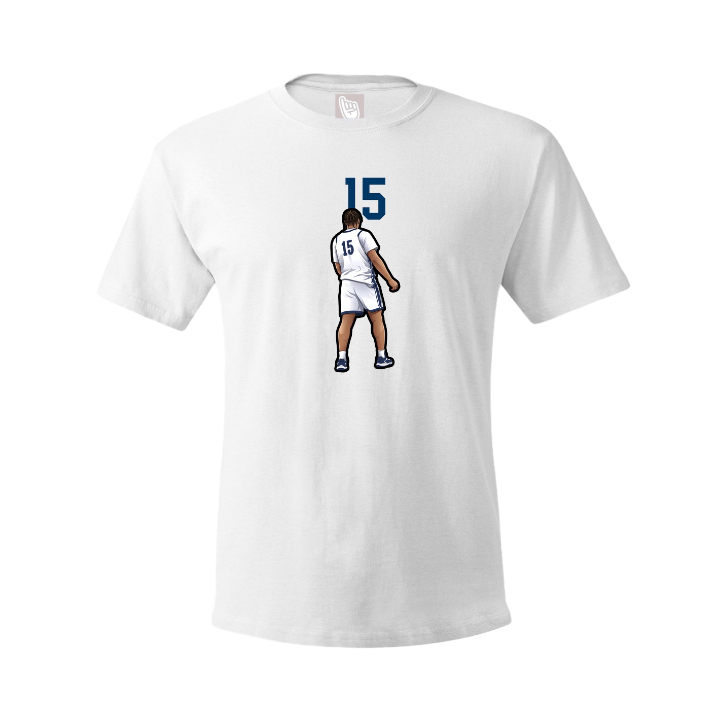 Tee — Number Top in White