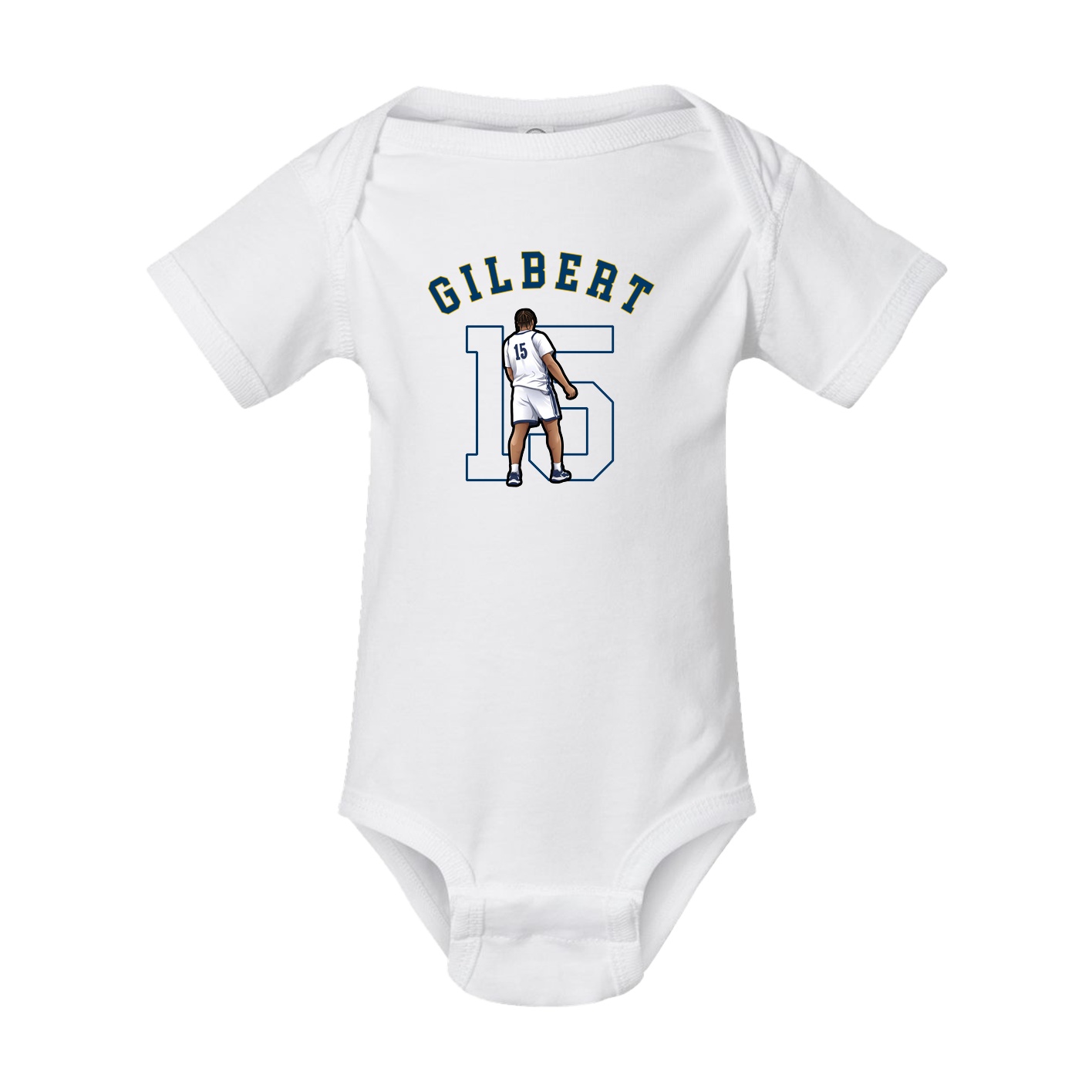 Baby Onesie — Shirsey Arch in White