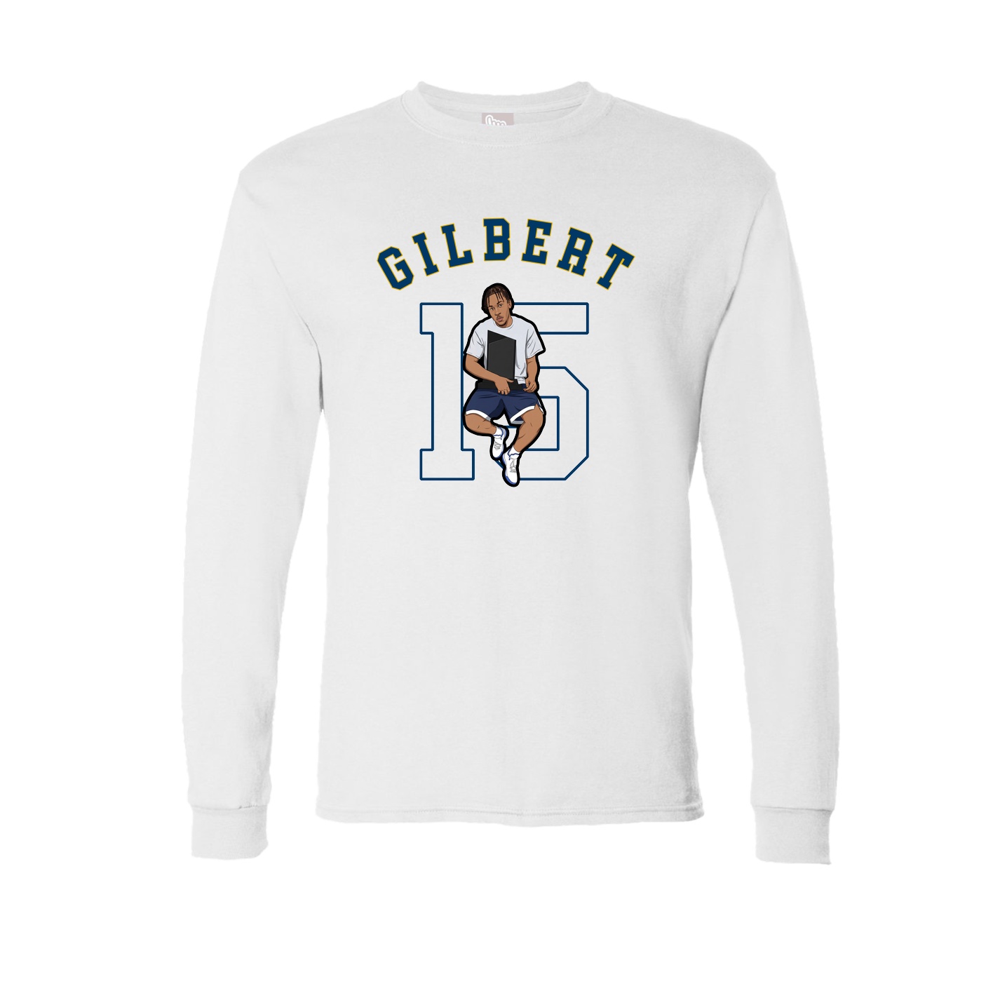 Long Sleeve Tee — Shirsey Arch in White