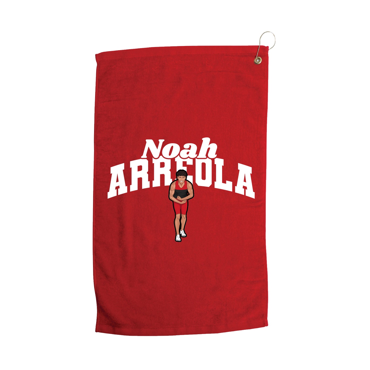 Golf Towel — Signature Arch in Red