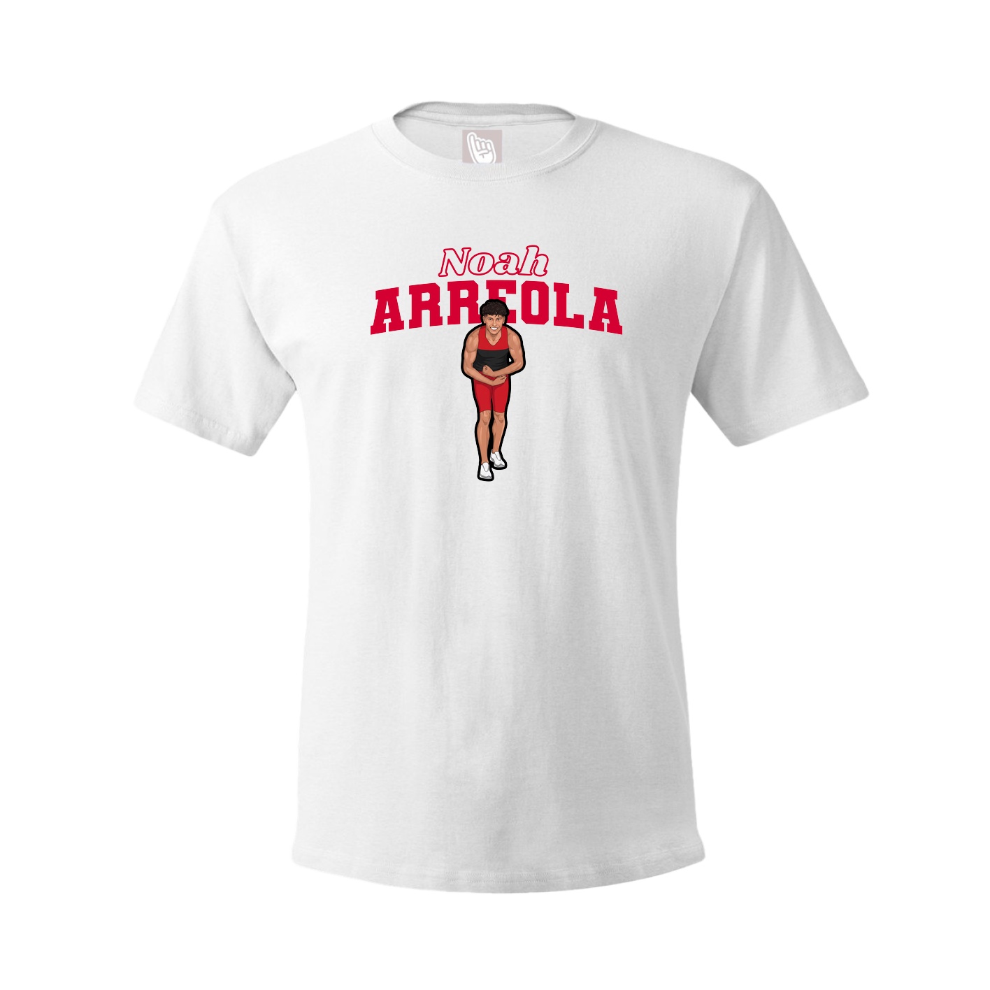 Tee — Name Arch in White