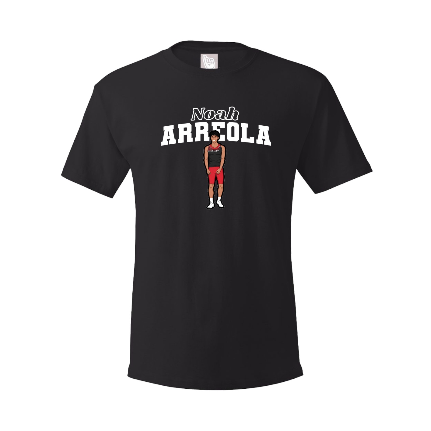 Youth Tee — Name Arch in Black