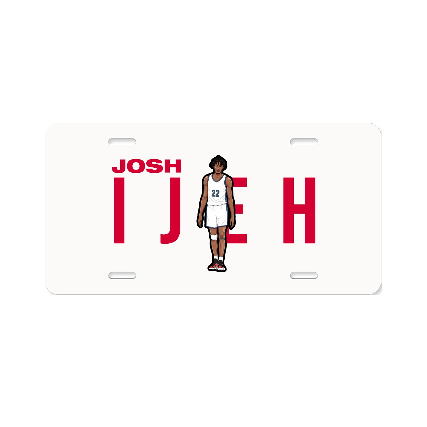 License Plate — Player Name in Classic