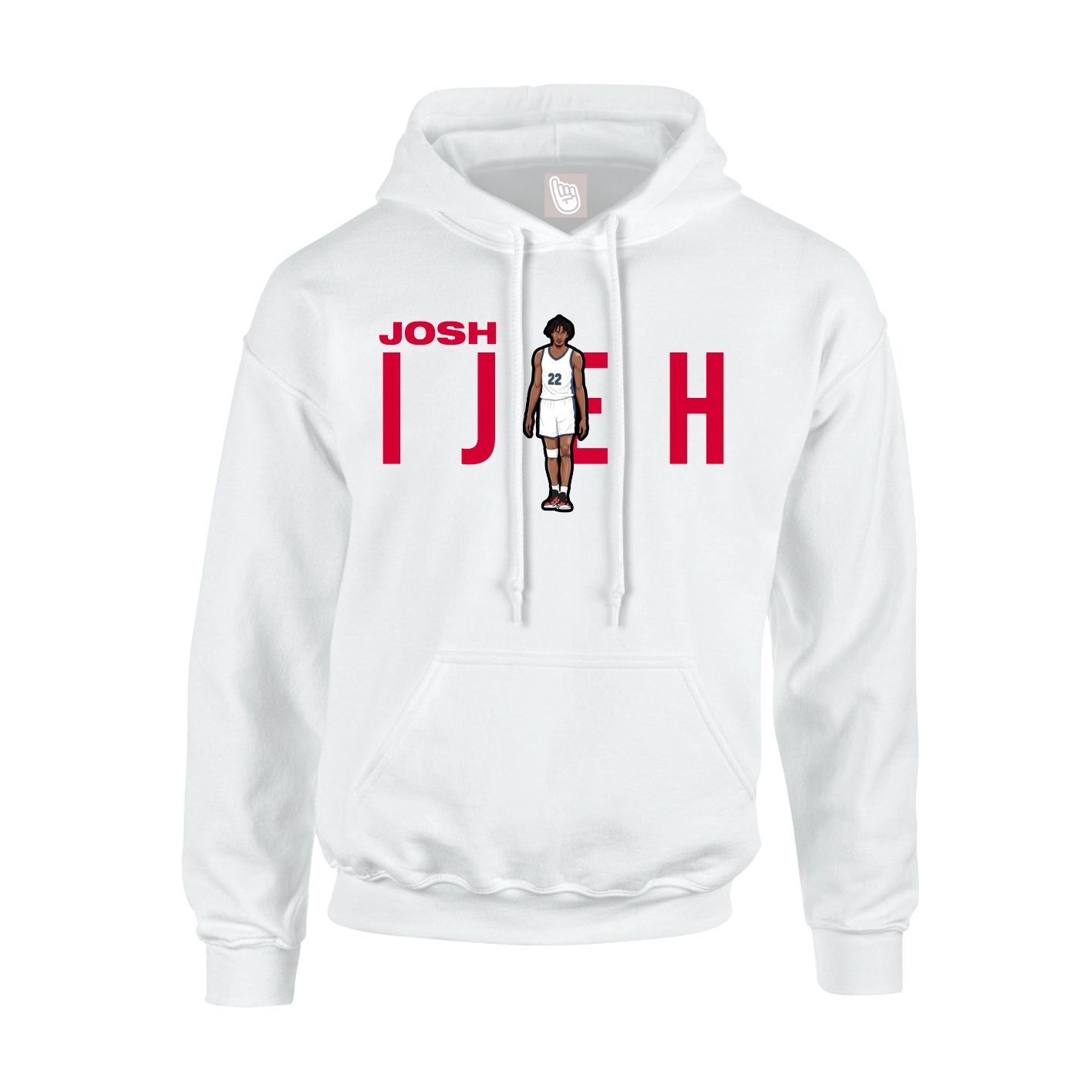 Hoodie — Player Name in White