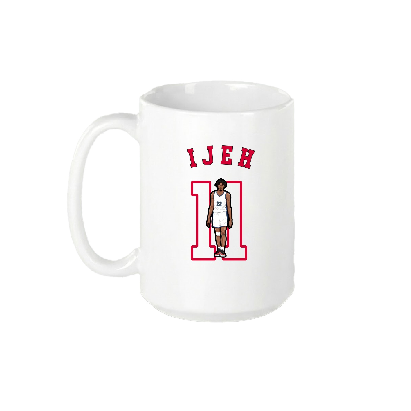 15oz Coffee Mug — Shirsey Arch in White