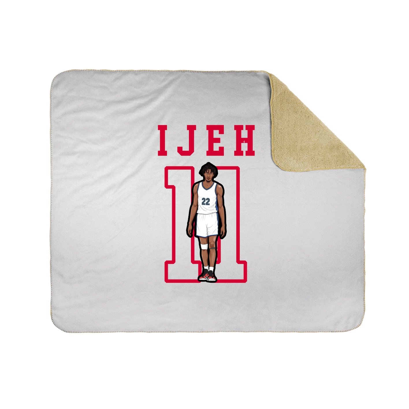 Throw Blanket — Shirsey in White