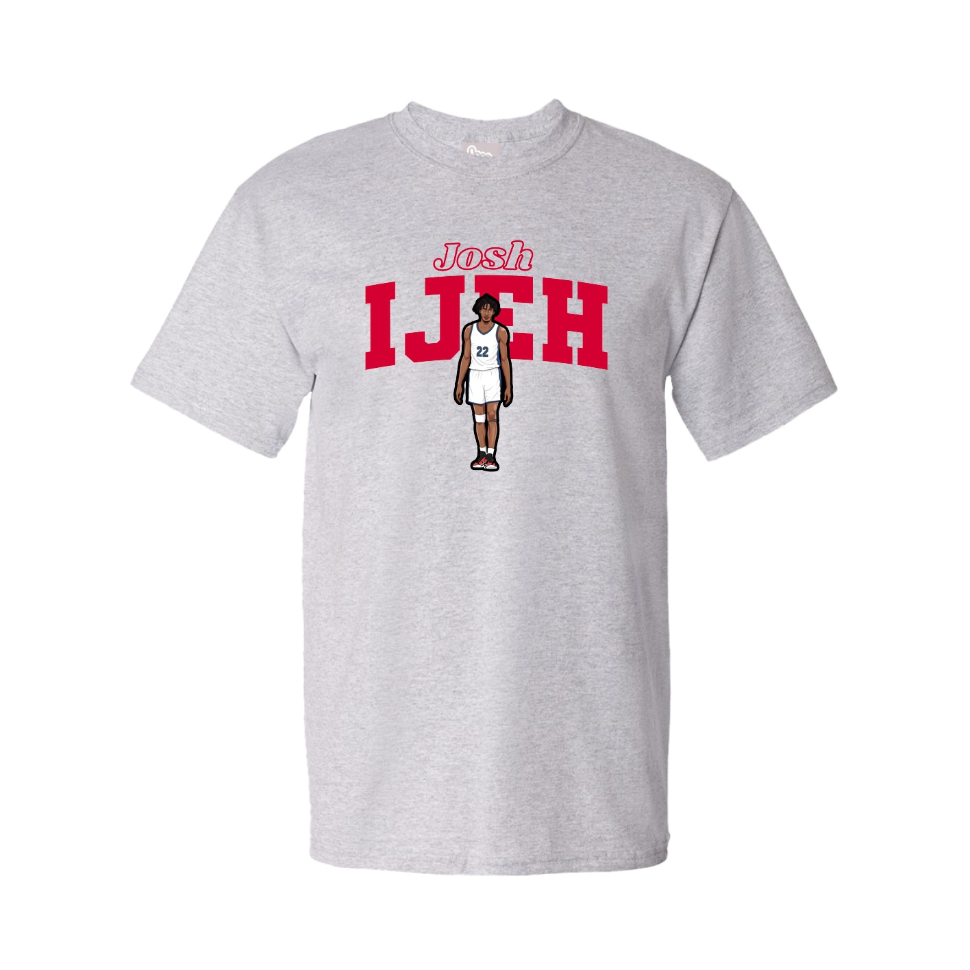 Tee — Name Arch in Grey