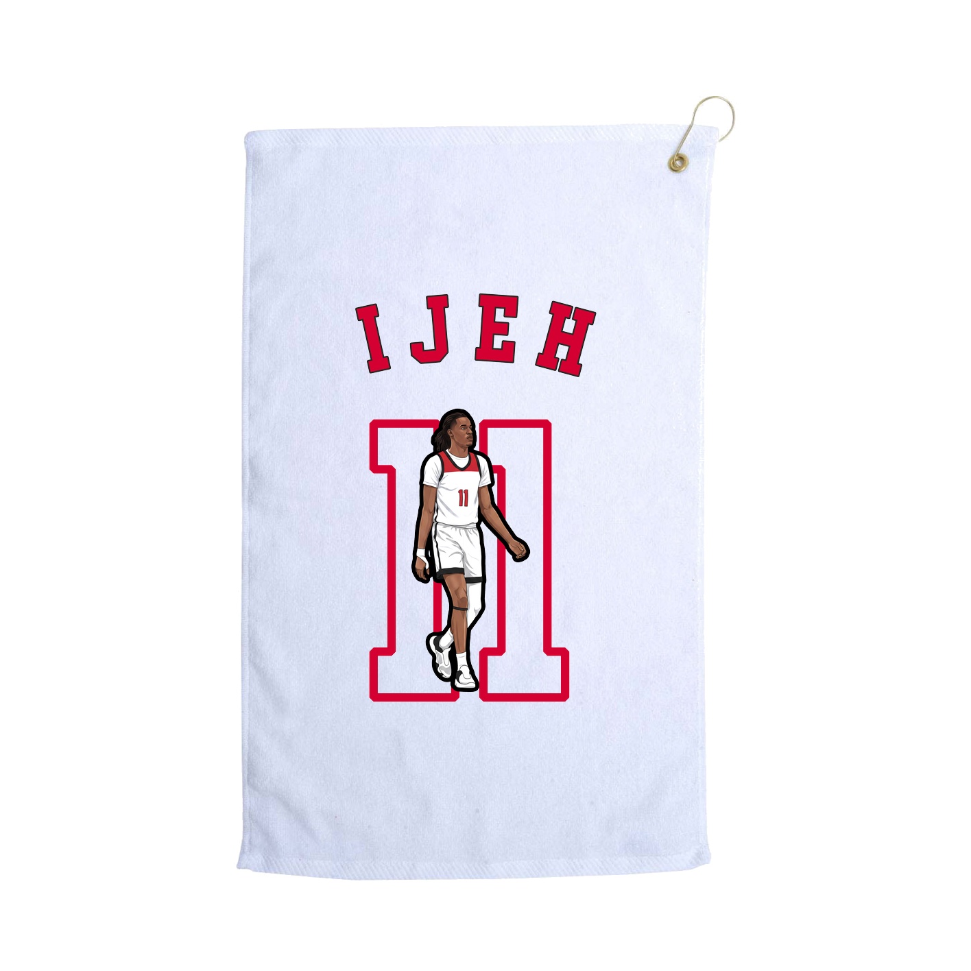 Golf Towel — Shirsey Arch in White