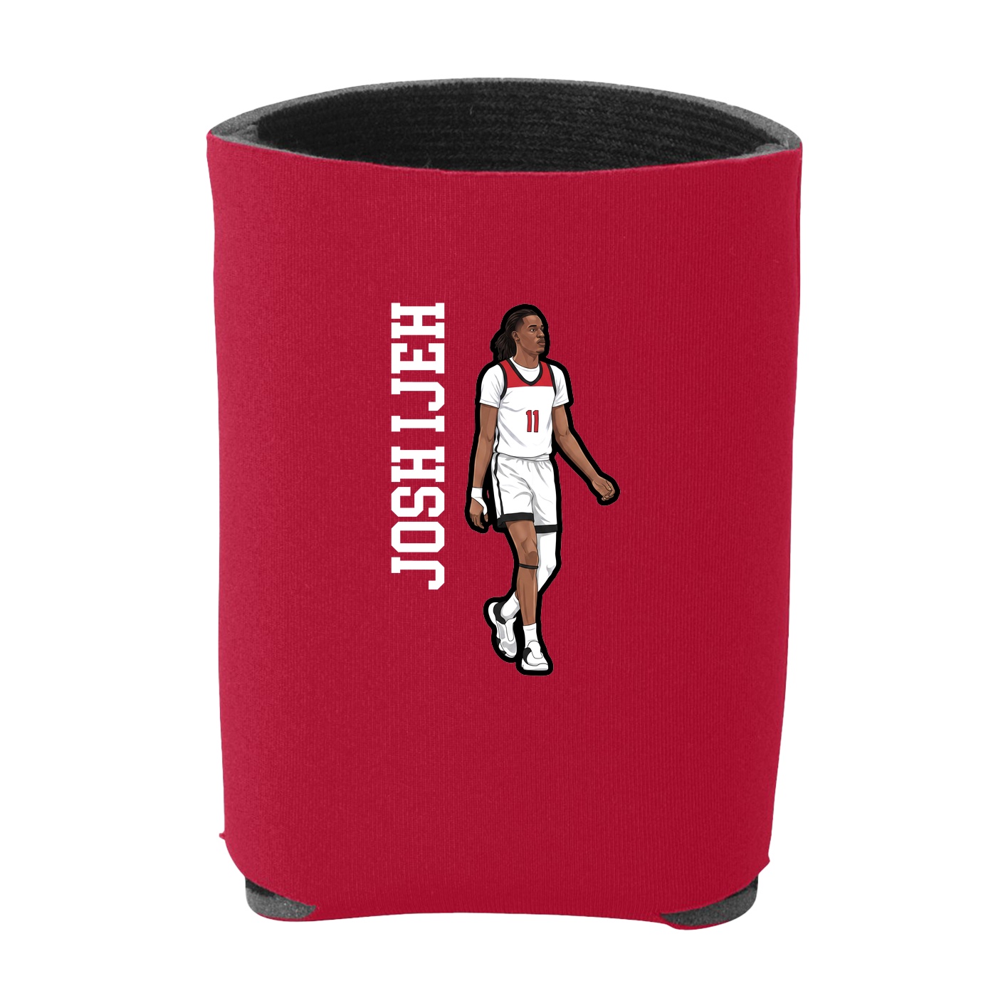 Can Holder — Name Vertical in Red