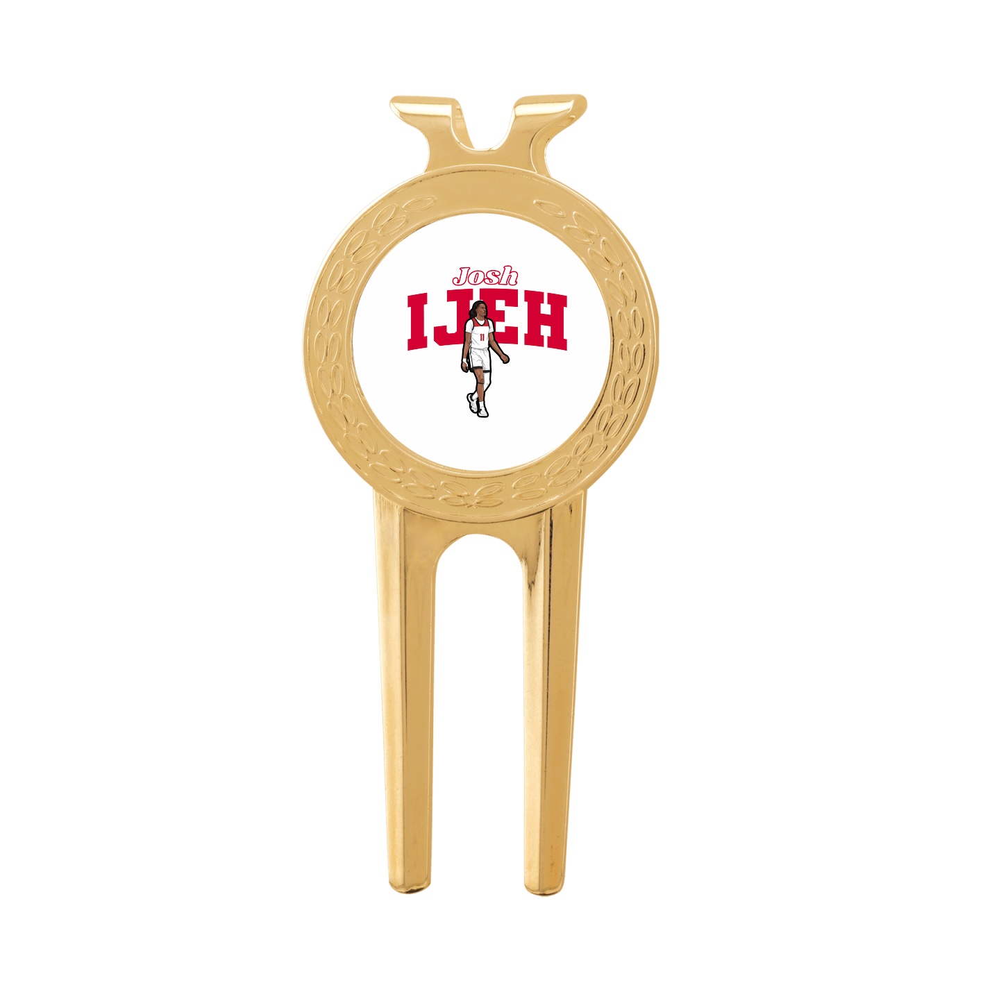 Divot Tool with Ball Marker — Name Arch in Classic