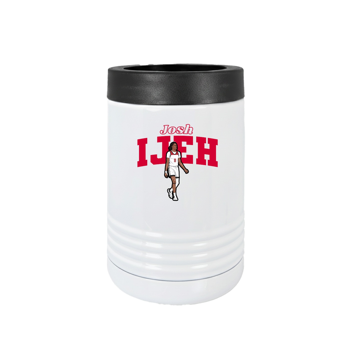 Beverage Holder — Name Arch in White