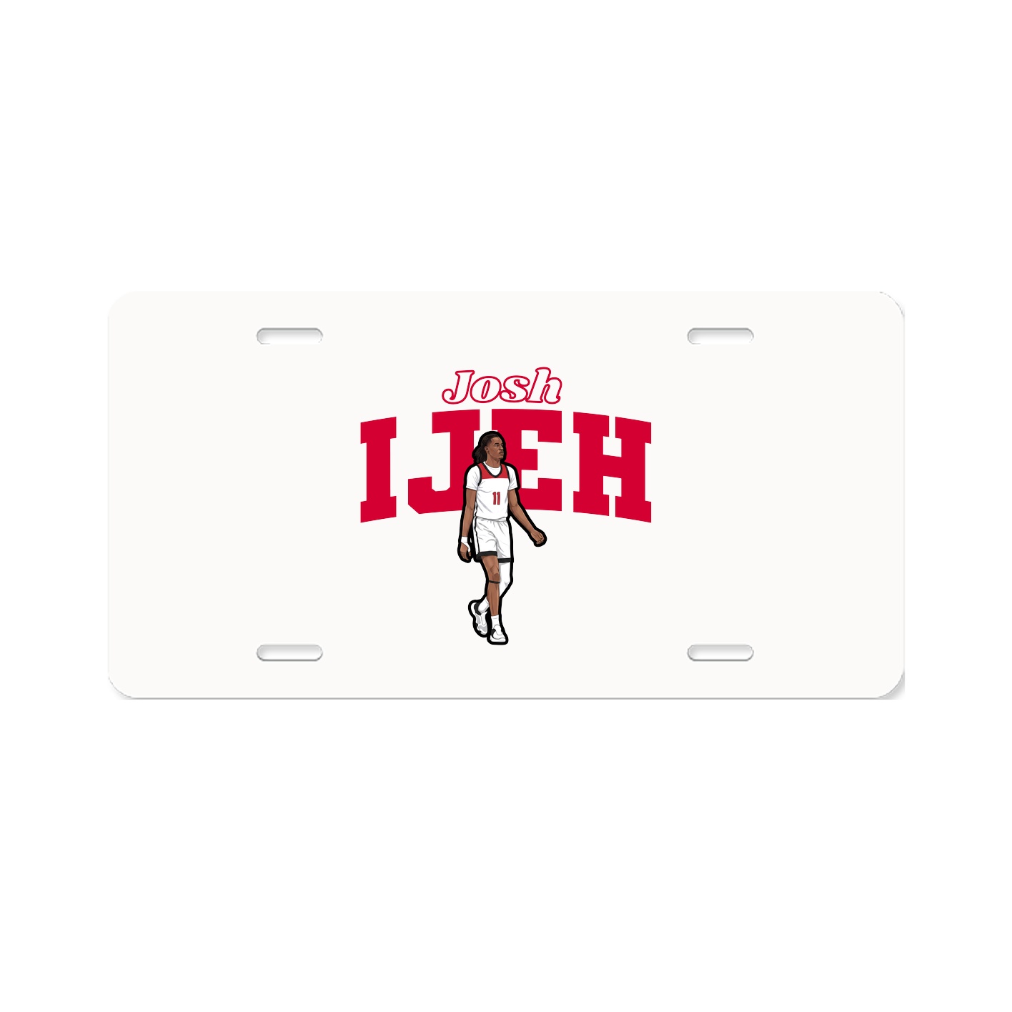 License Plate — Name Arch in Classic