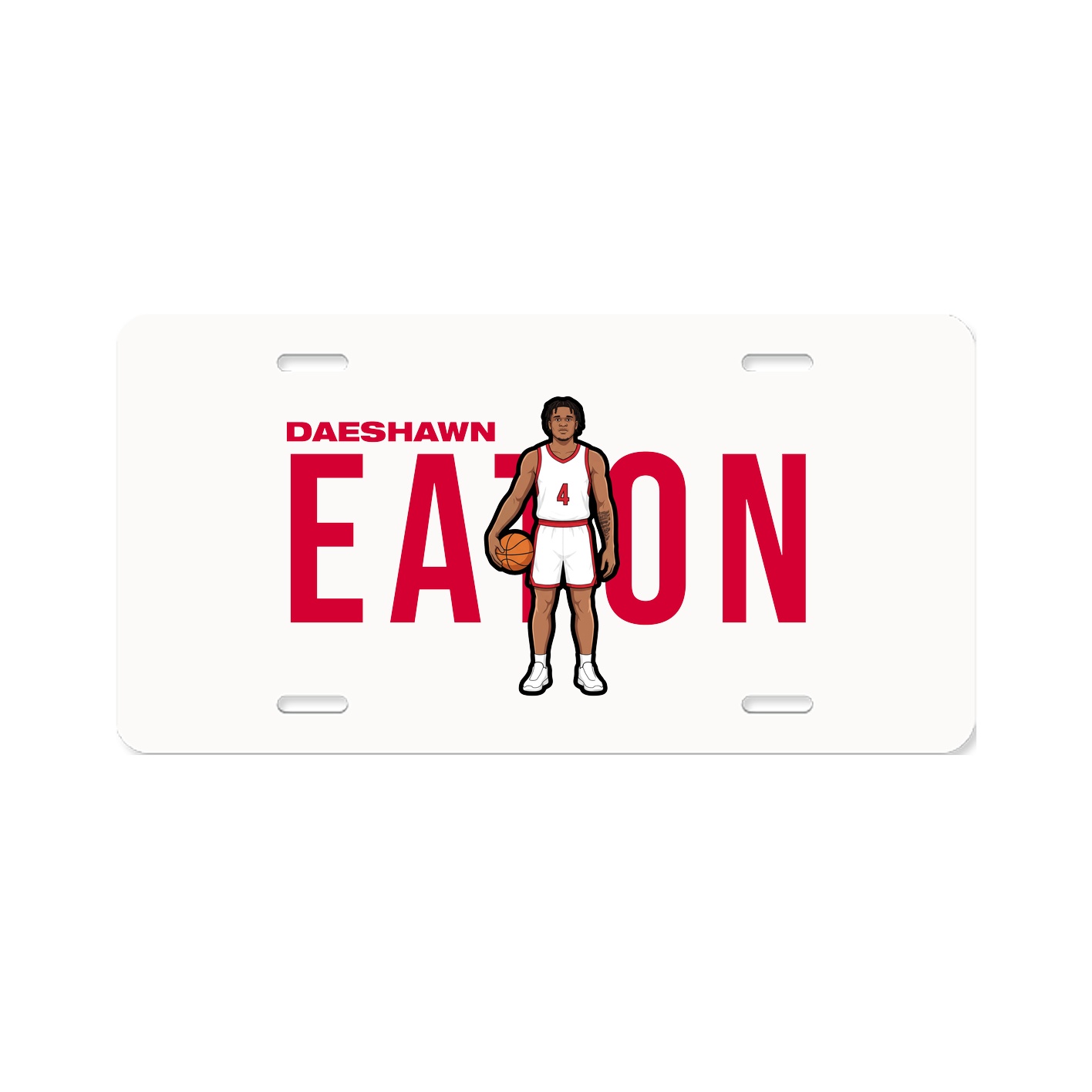 License Plate — Player Name in Classic