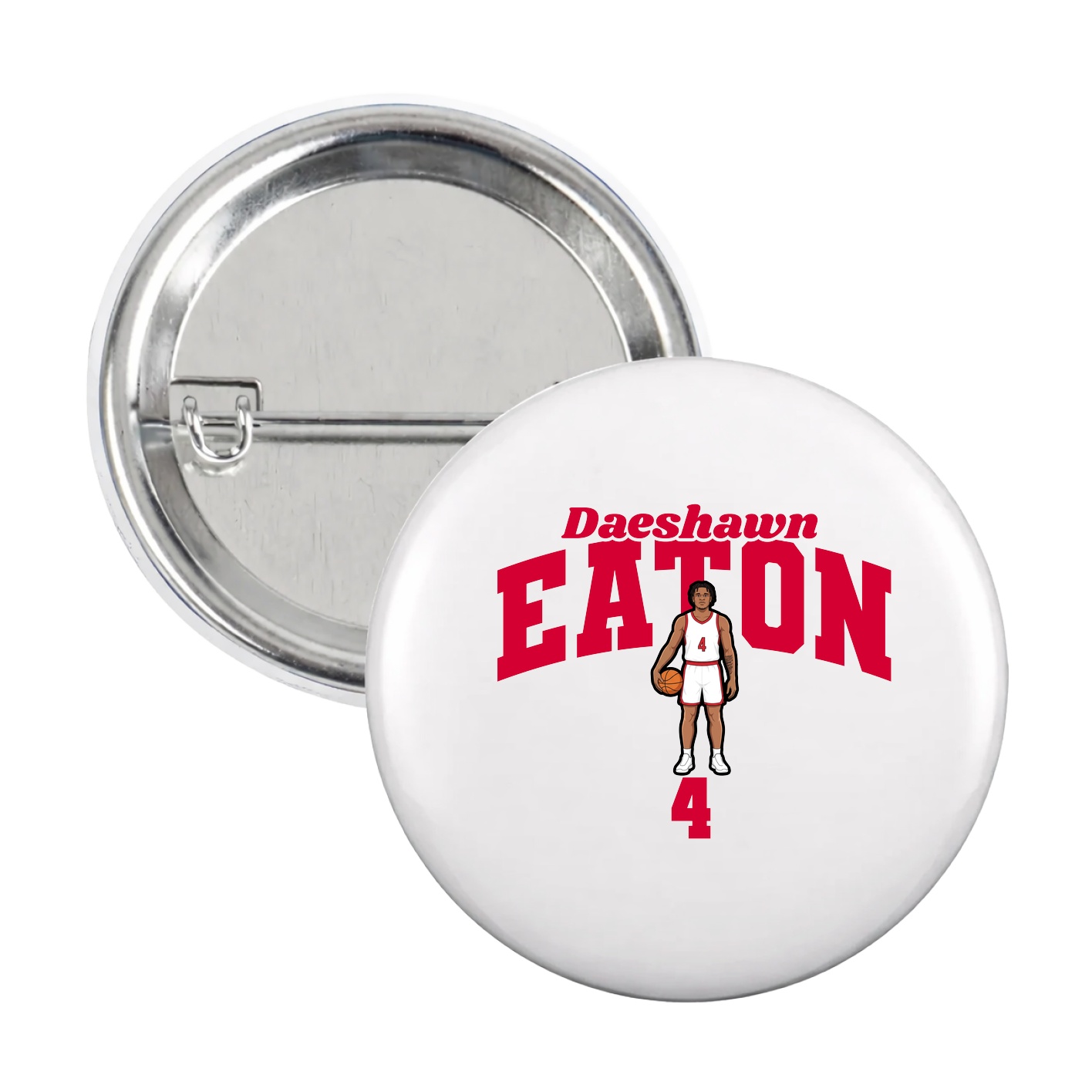 Game Day Button — Signature Arch in White