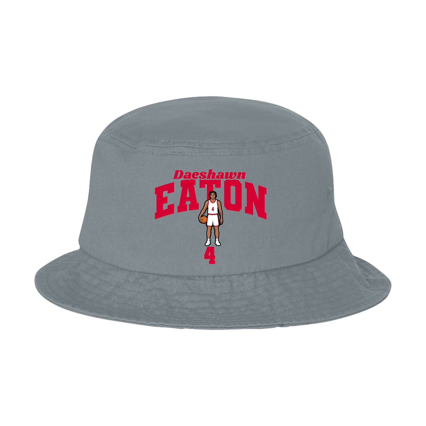 Bucket Cap — Signature Arch in Grey