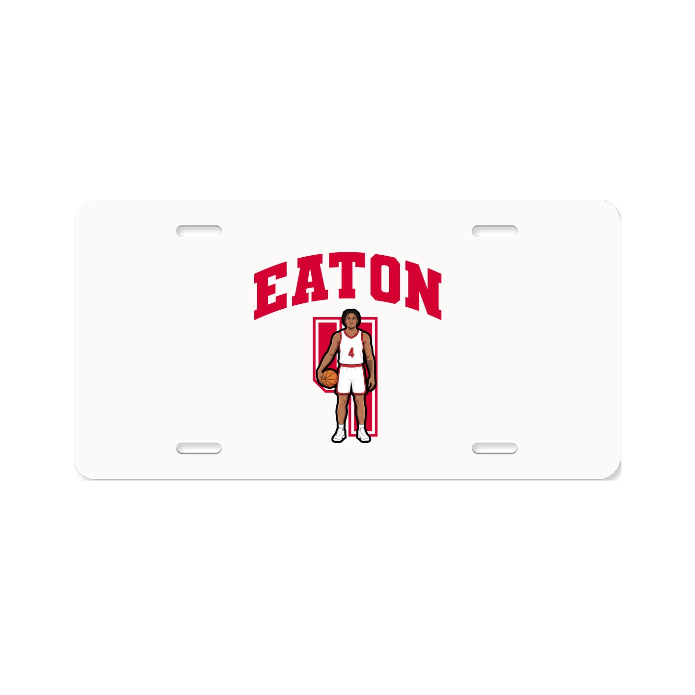 License Plate — Number in Classic