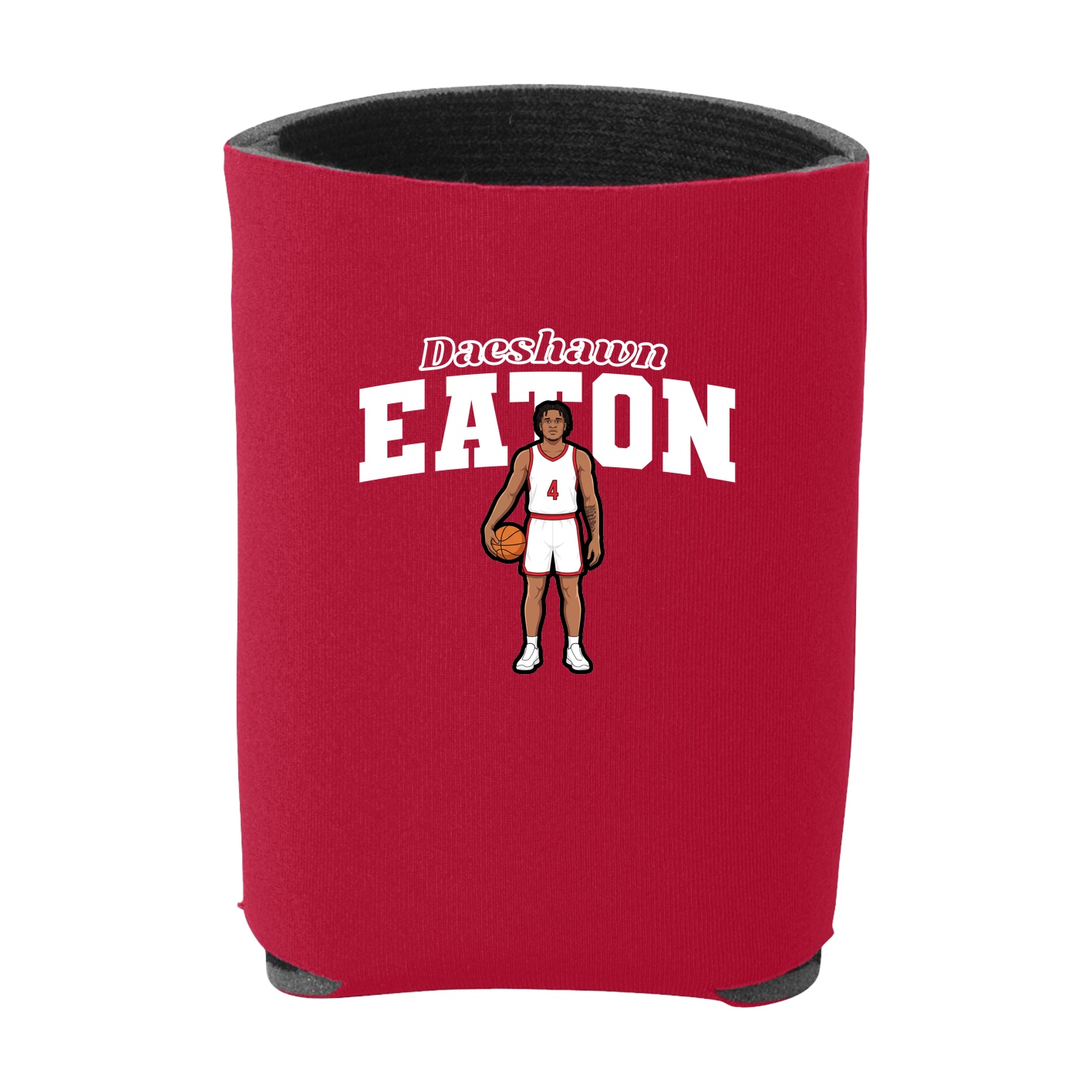 Can Holder — Name Arch in Red