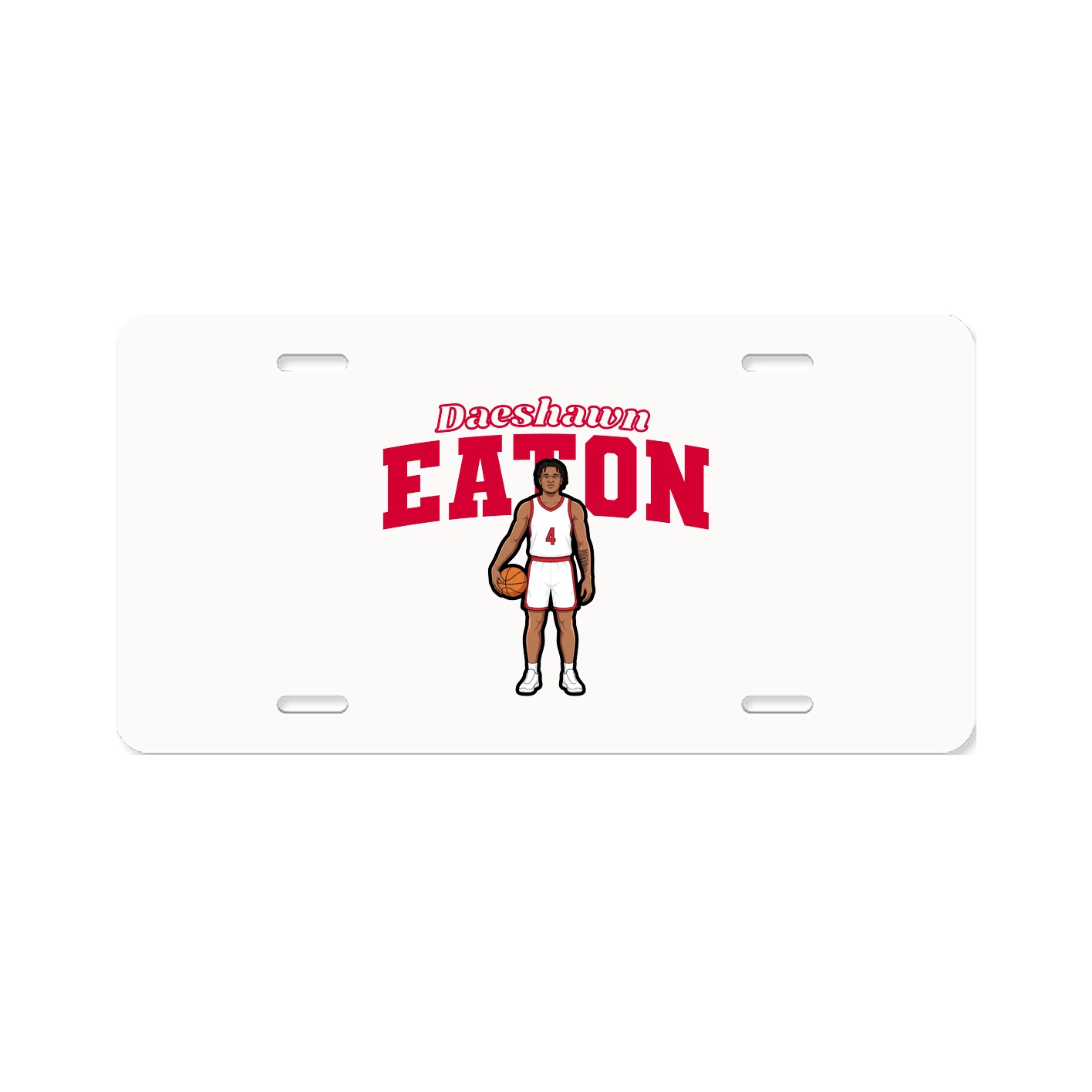 License Plate — Name Arch in Classic