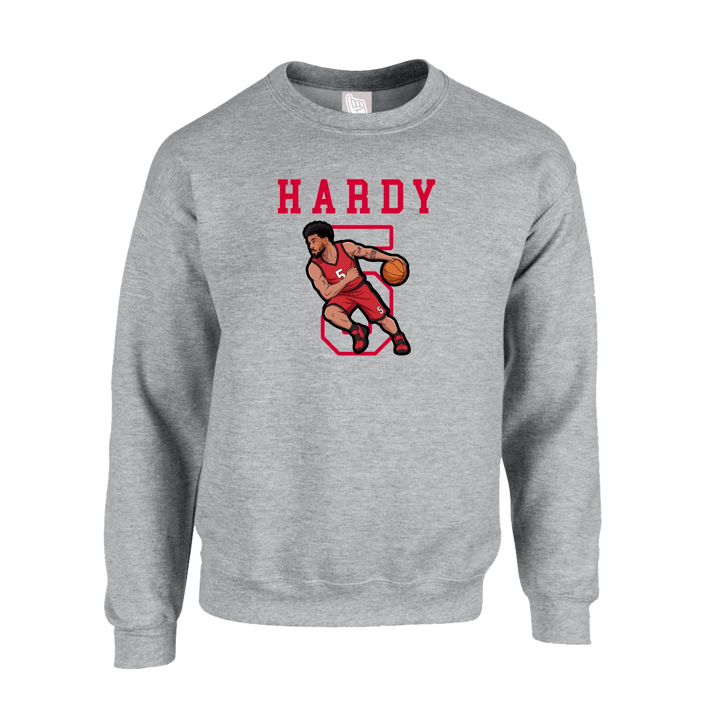 Fleece Crew — Shirsey in Grey