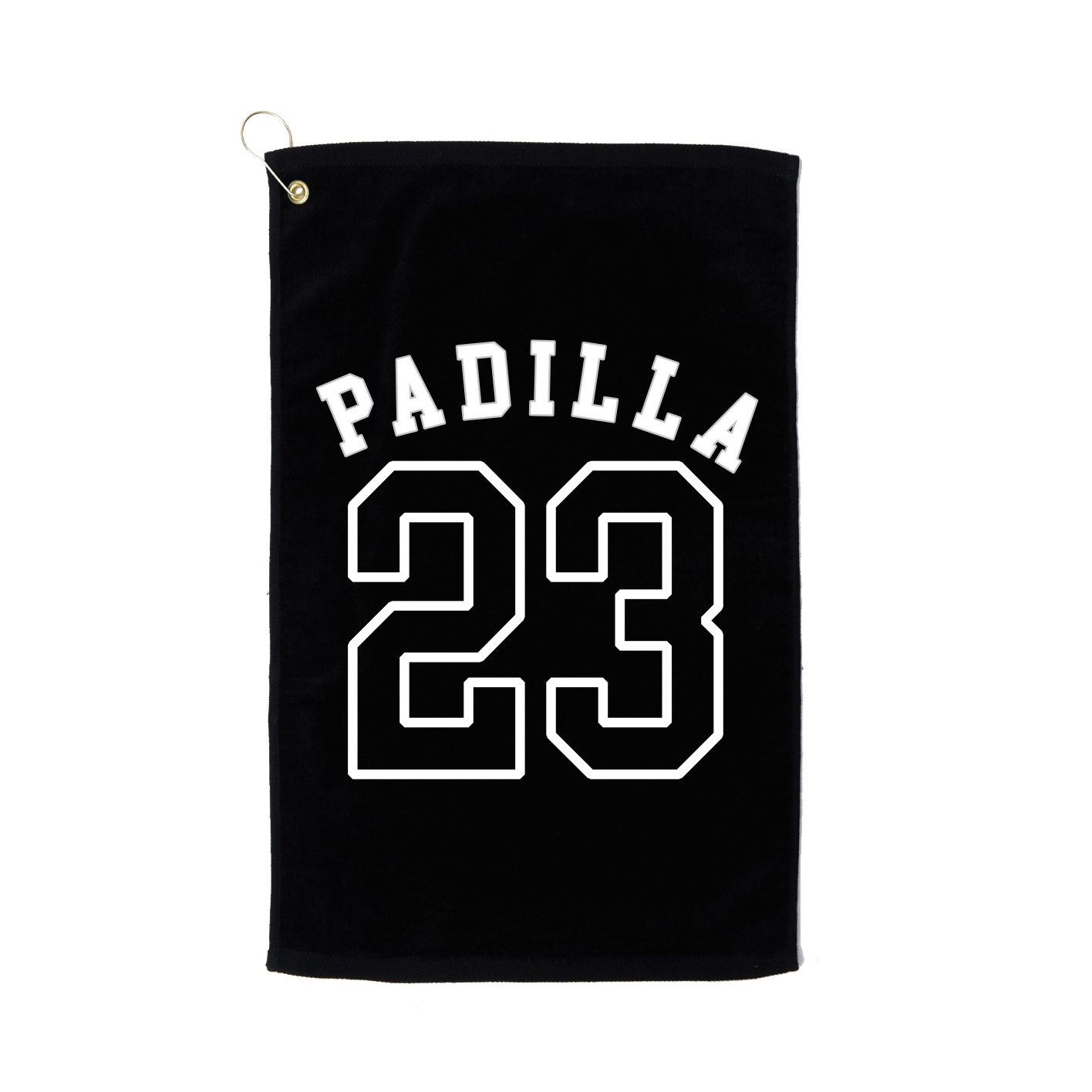 Golf Towel — Shirsey Arch in Black