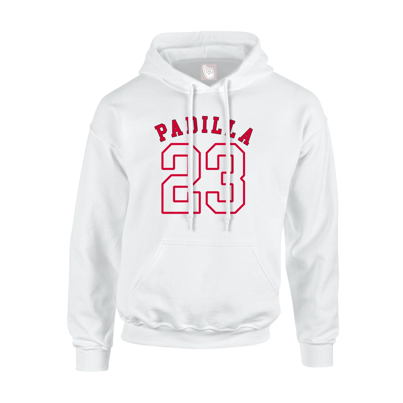 Hoodie — Shirsey Arch in White