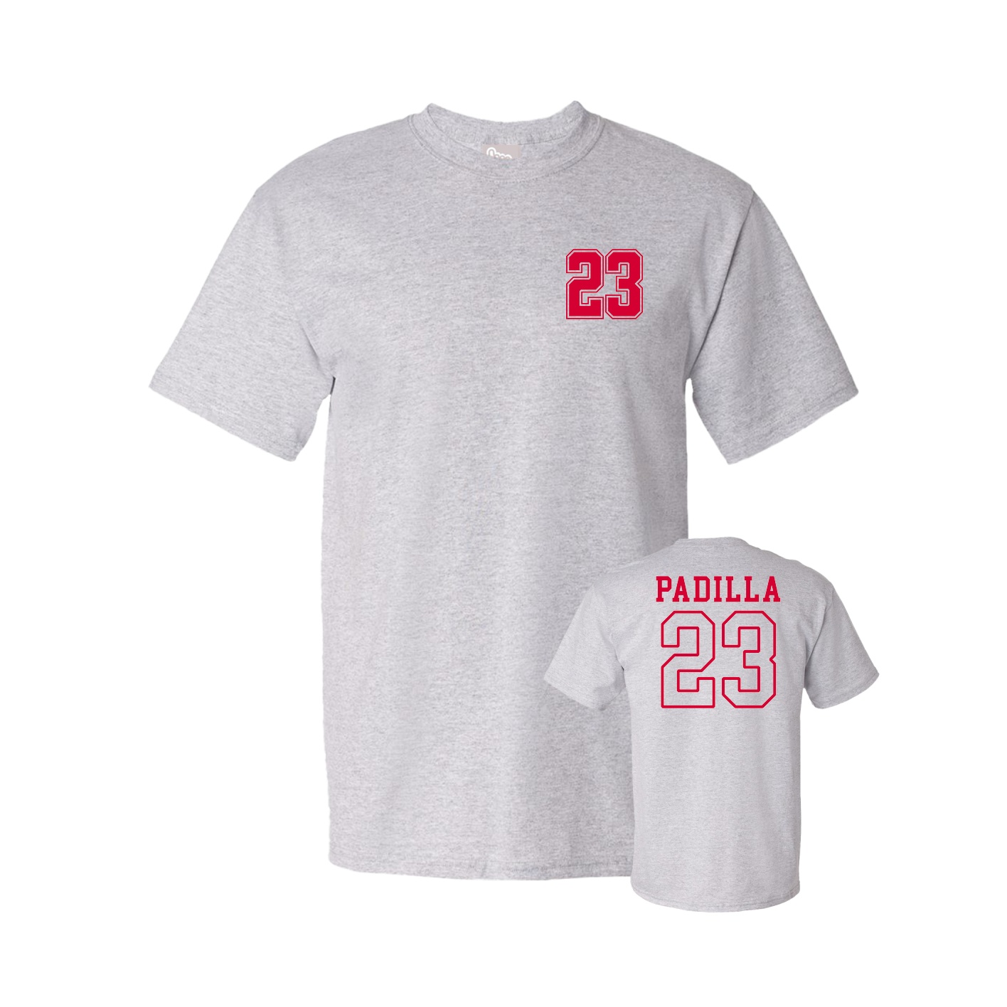 Tee — Chest Back in Grey