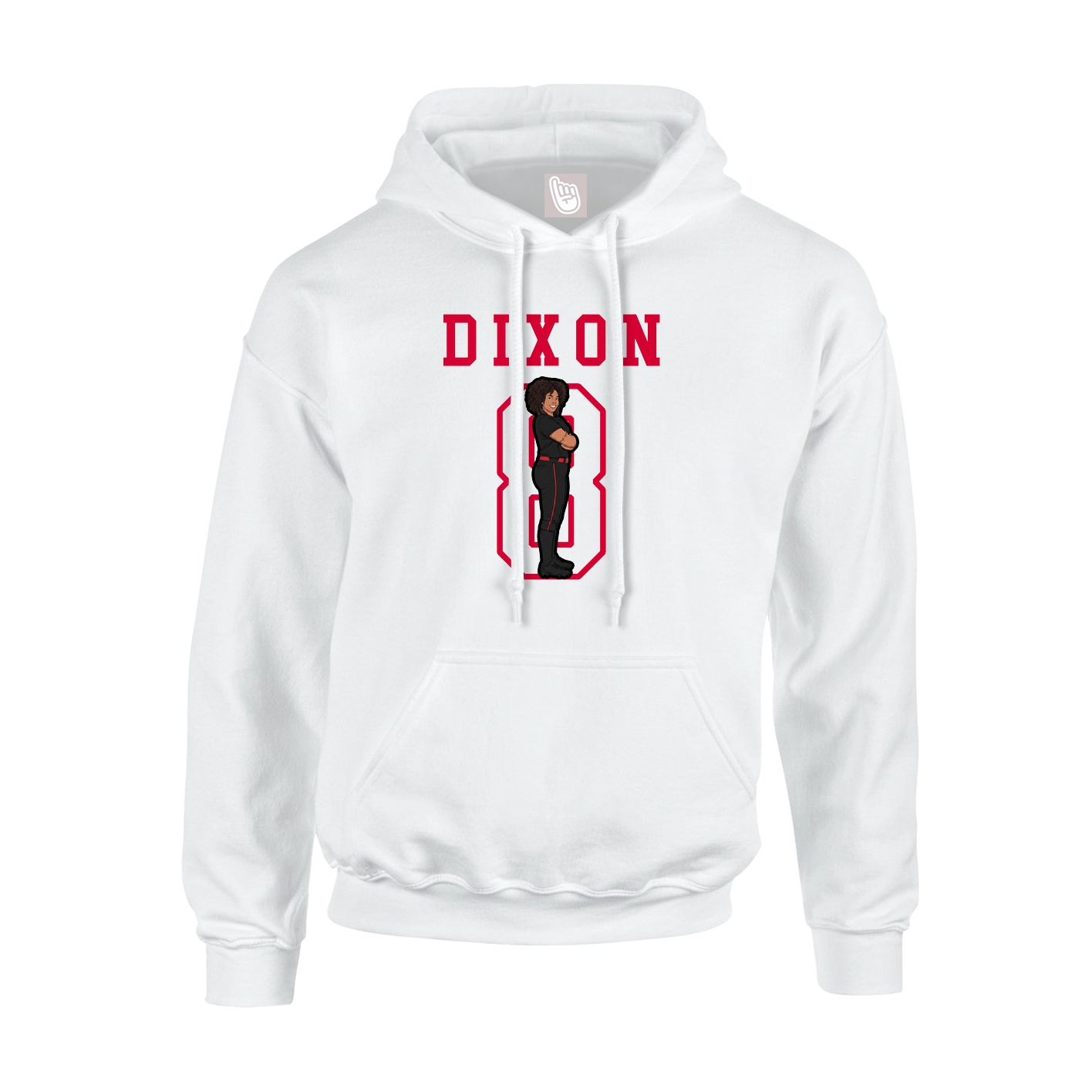 Hoodie — Shirsey in White