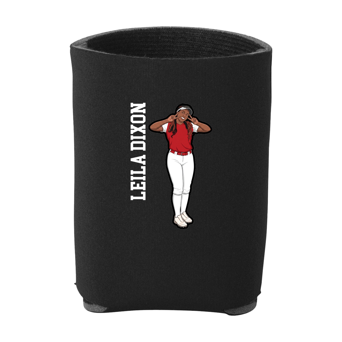 Can Holder — Name Vertical in Black
