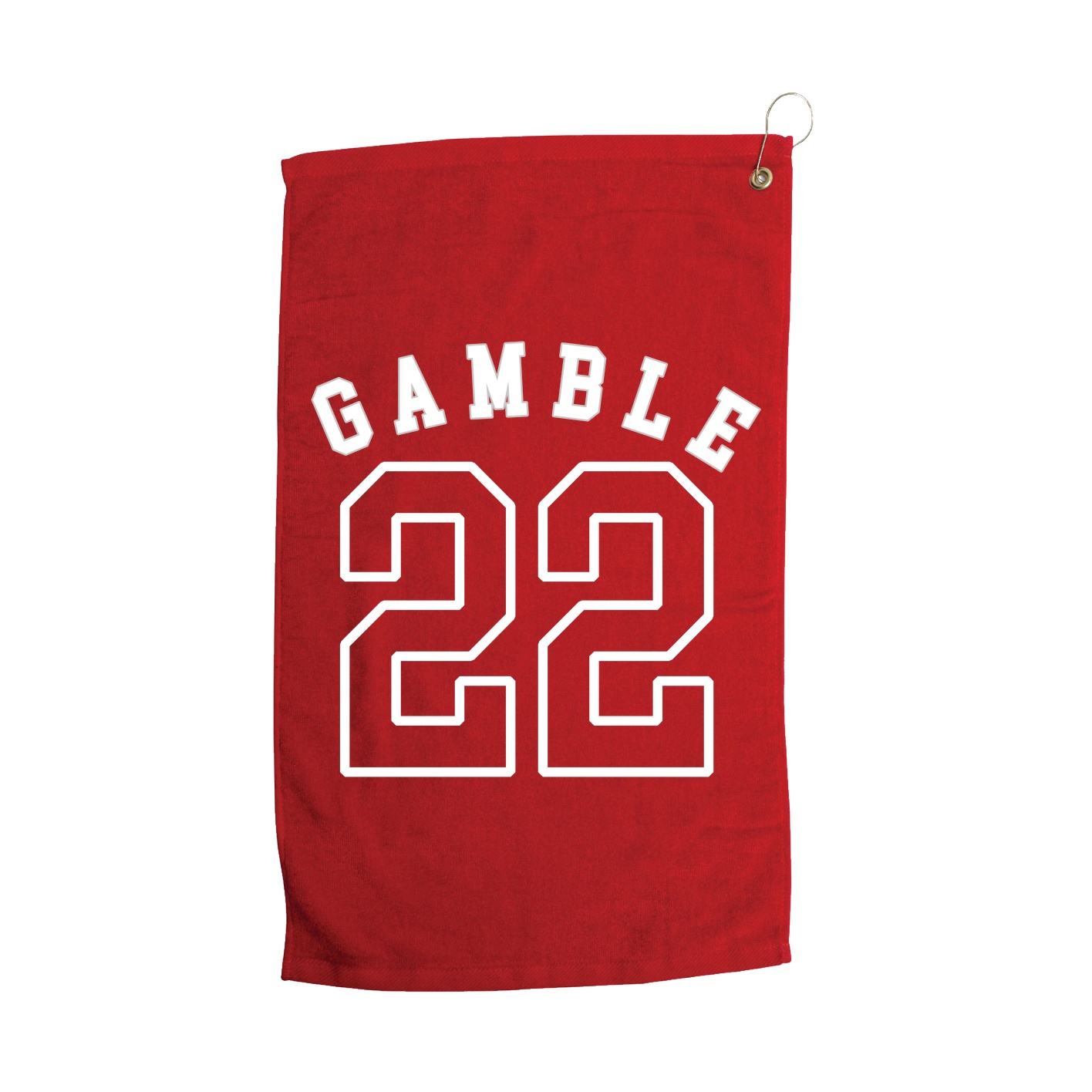 Golf Towel — Shirsey Arch in Red