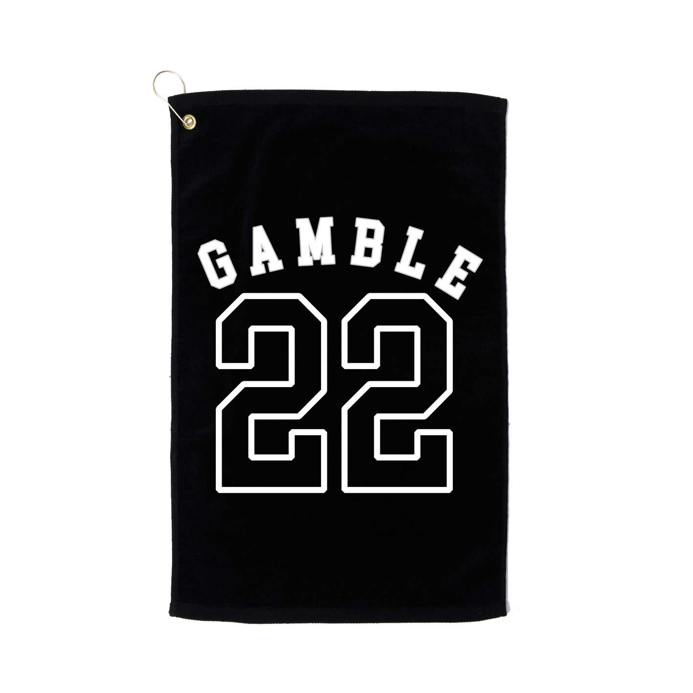 Golf Towel — Shirsey Arch in Black