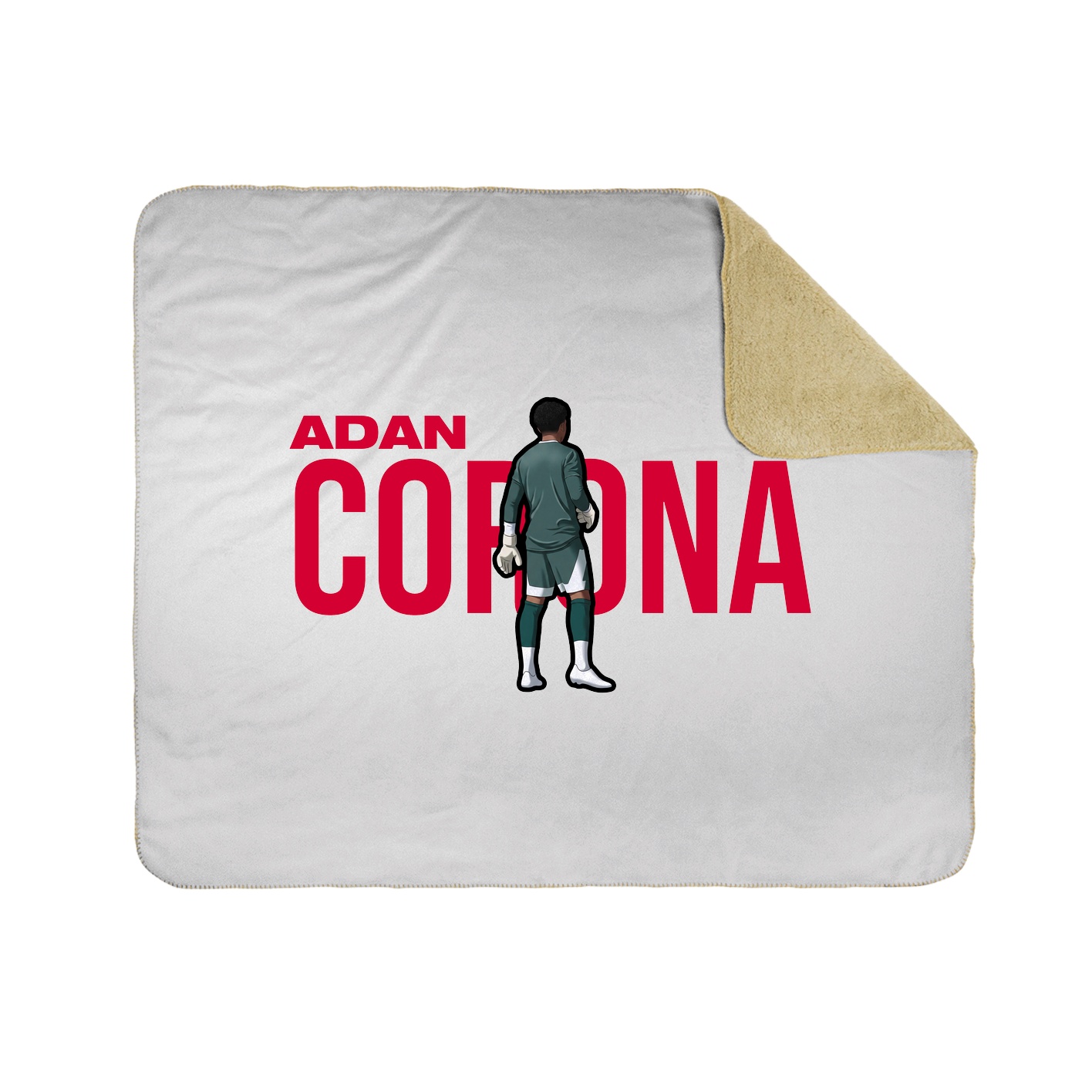 Throw Blanket — Player Name in White