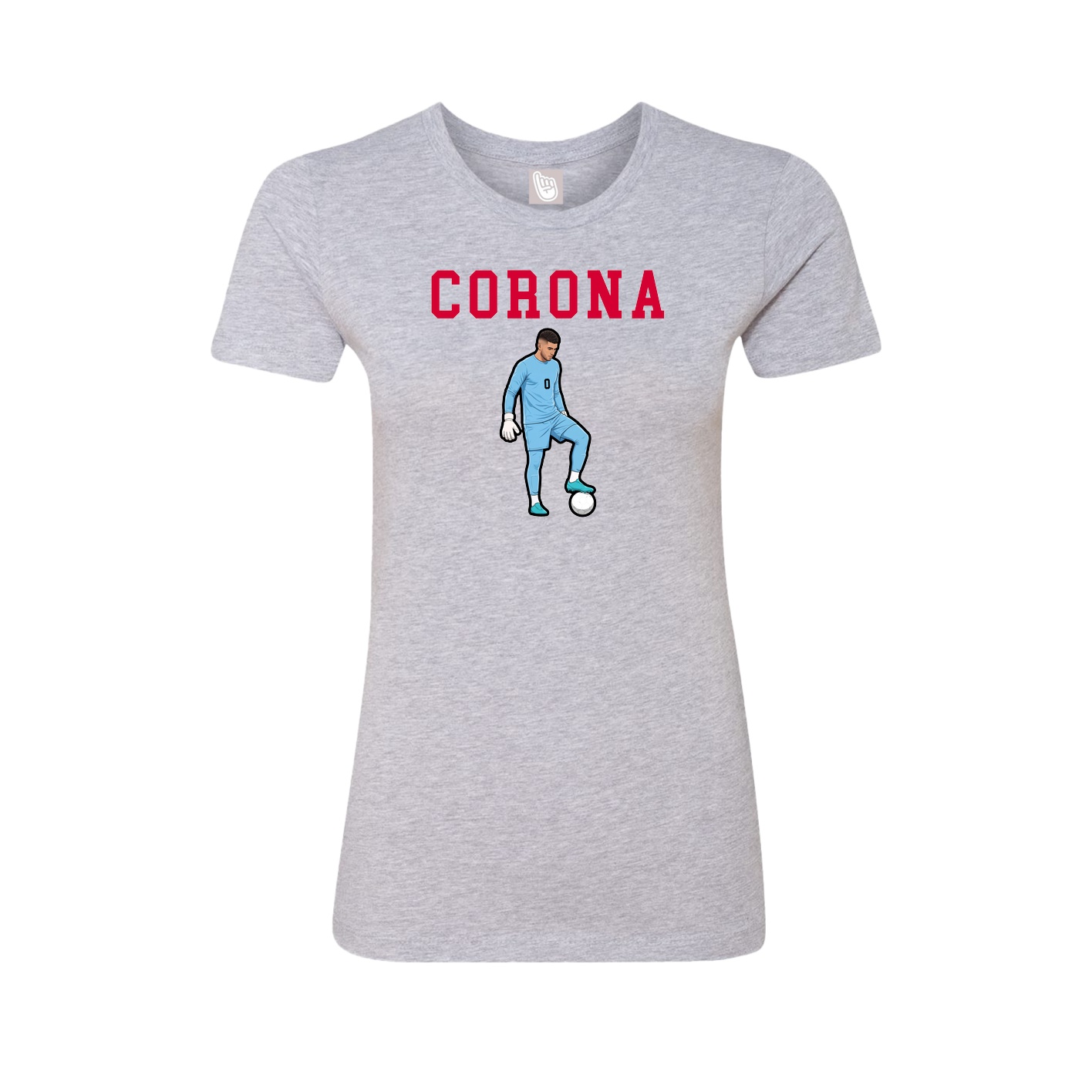 Fitted Women's Tee — Shirsey in Grey