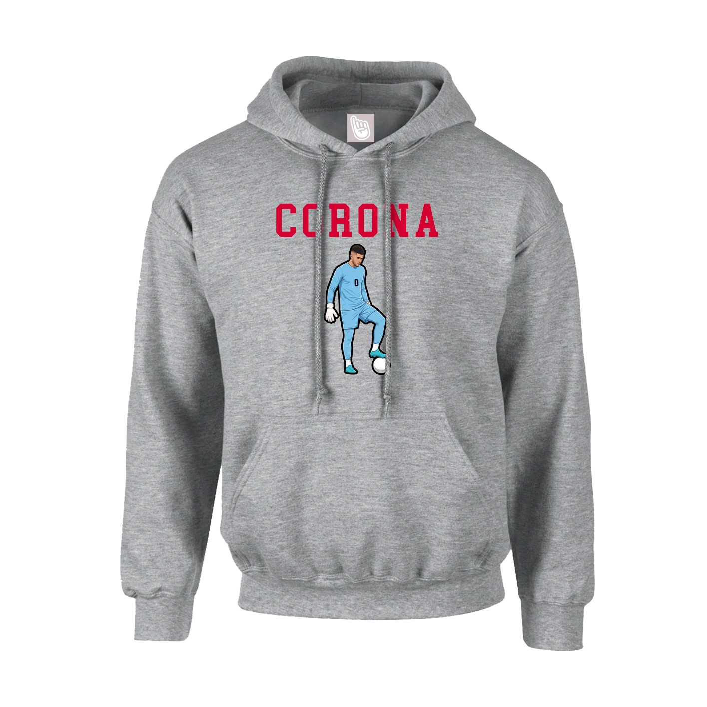 Hoodie — Shirsey in Grey