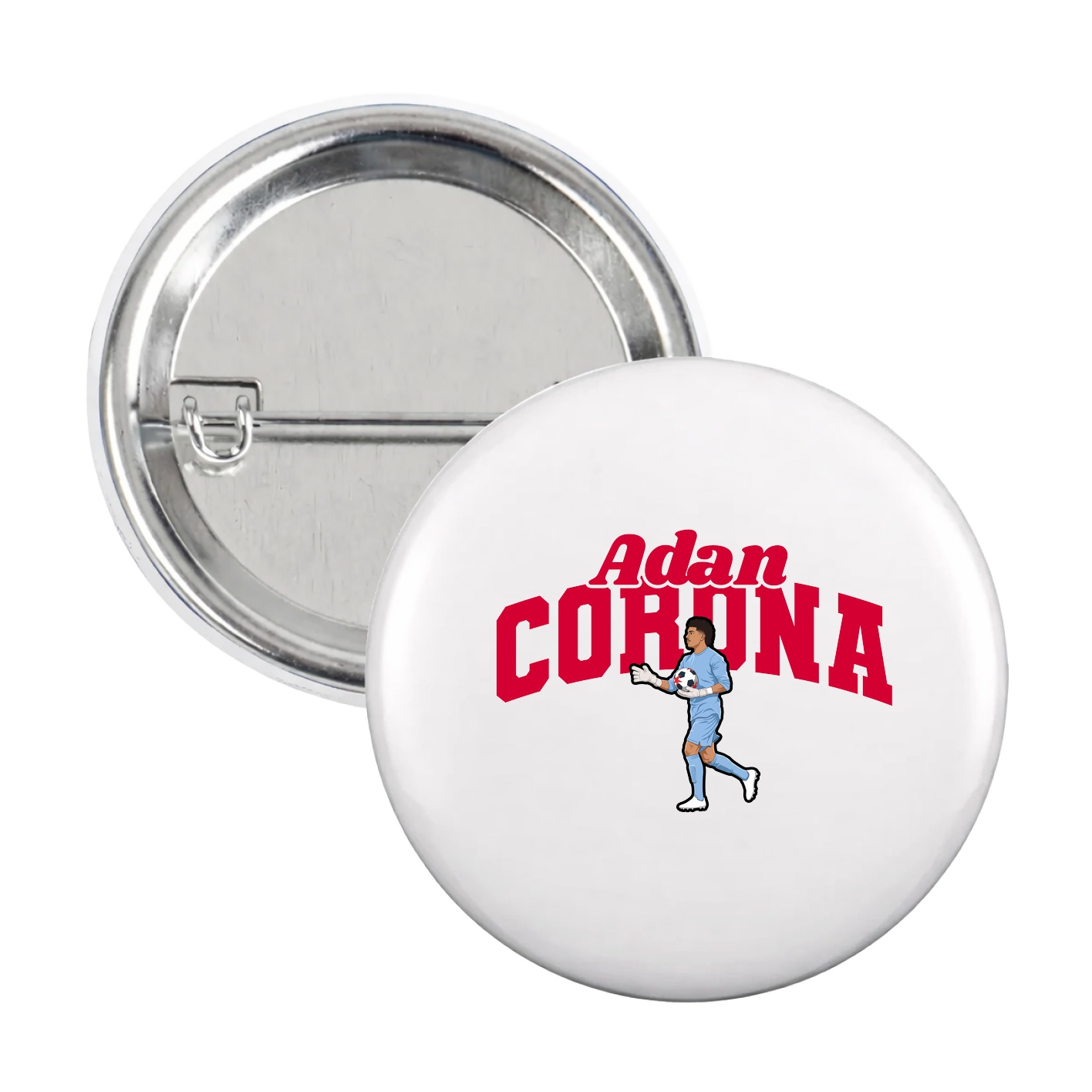 Game Day Button — Signature Arch in White