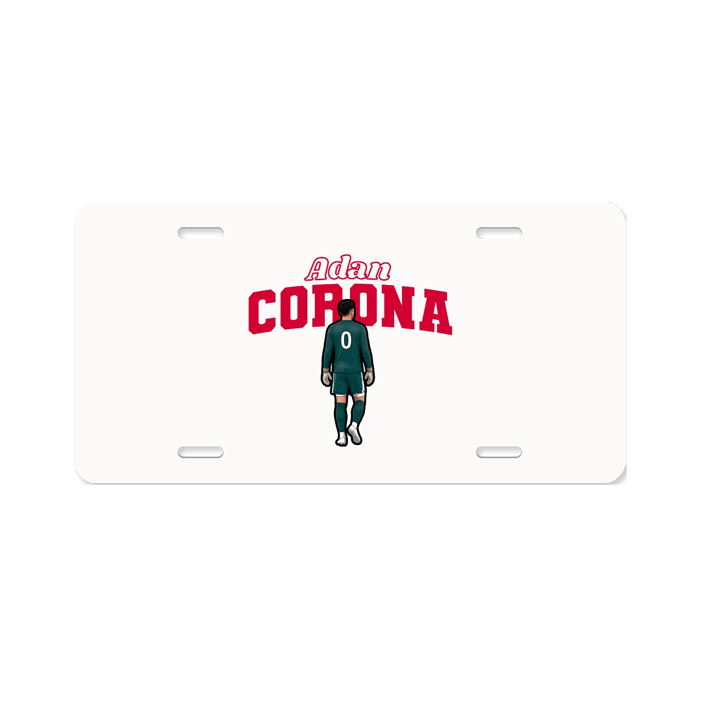 License Plate — Name Arch in Classic