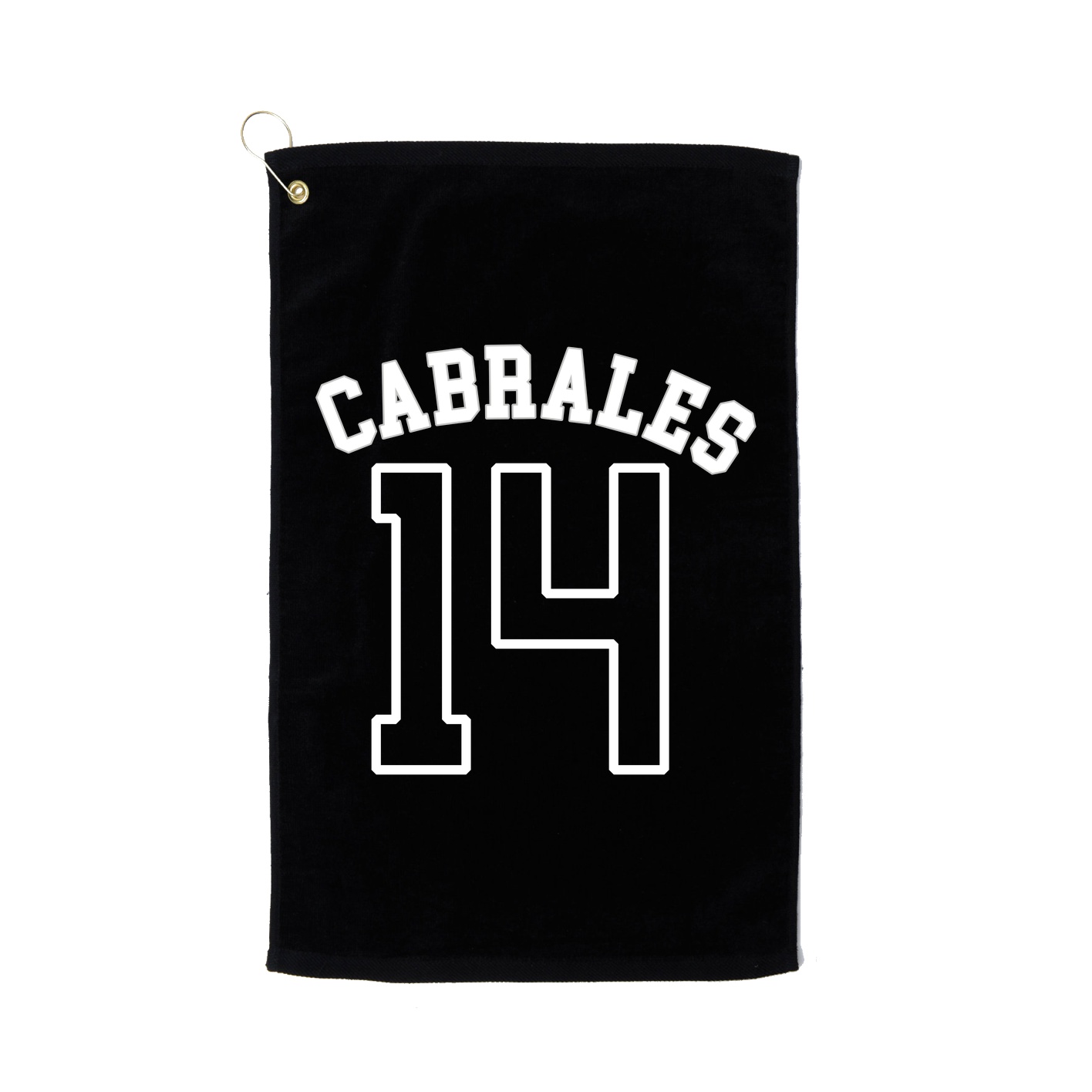 Golf Towel — Shirsey Arch in Black