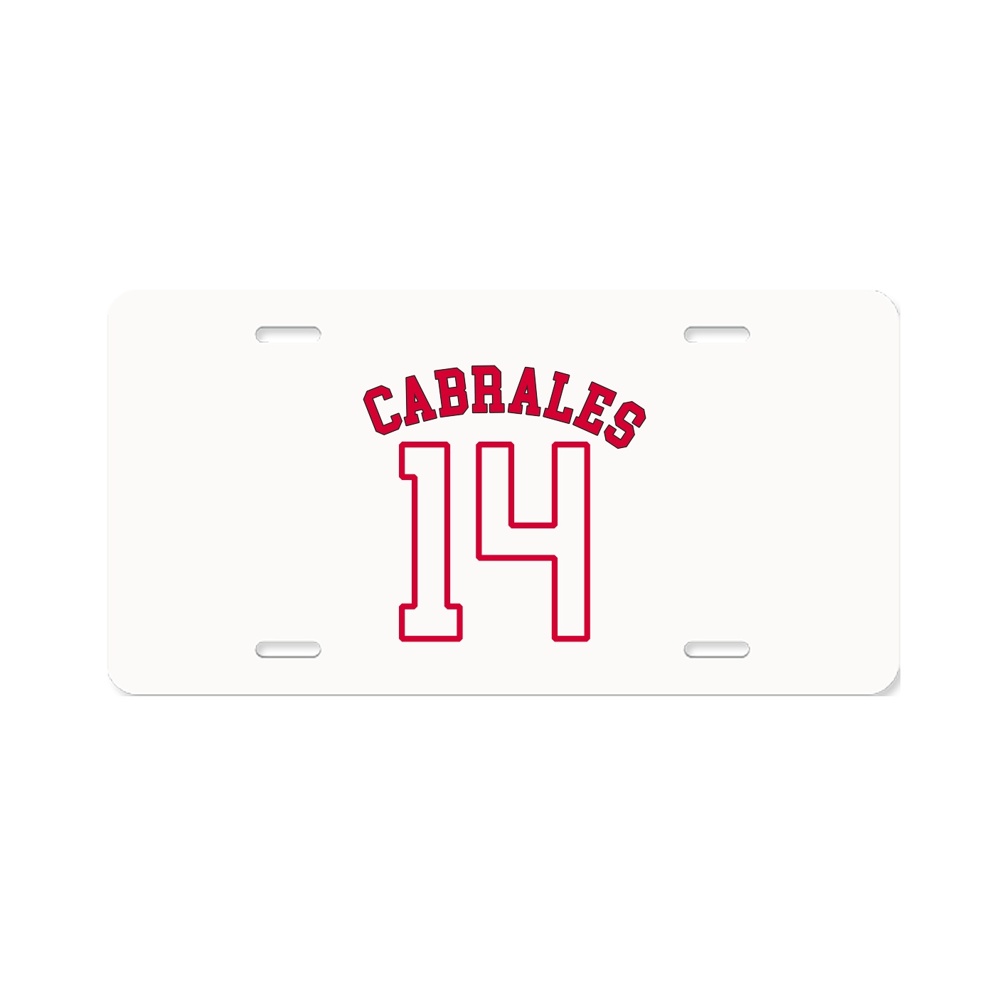 License Plate — Shirsey Arch in Classic
