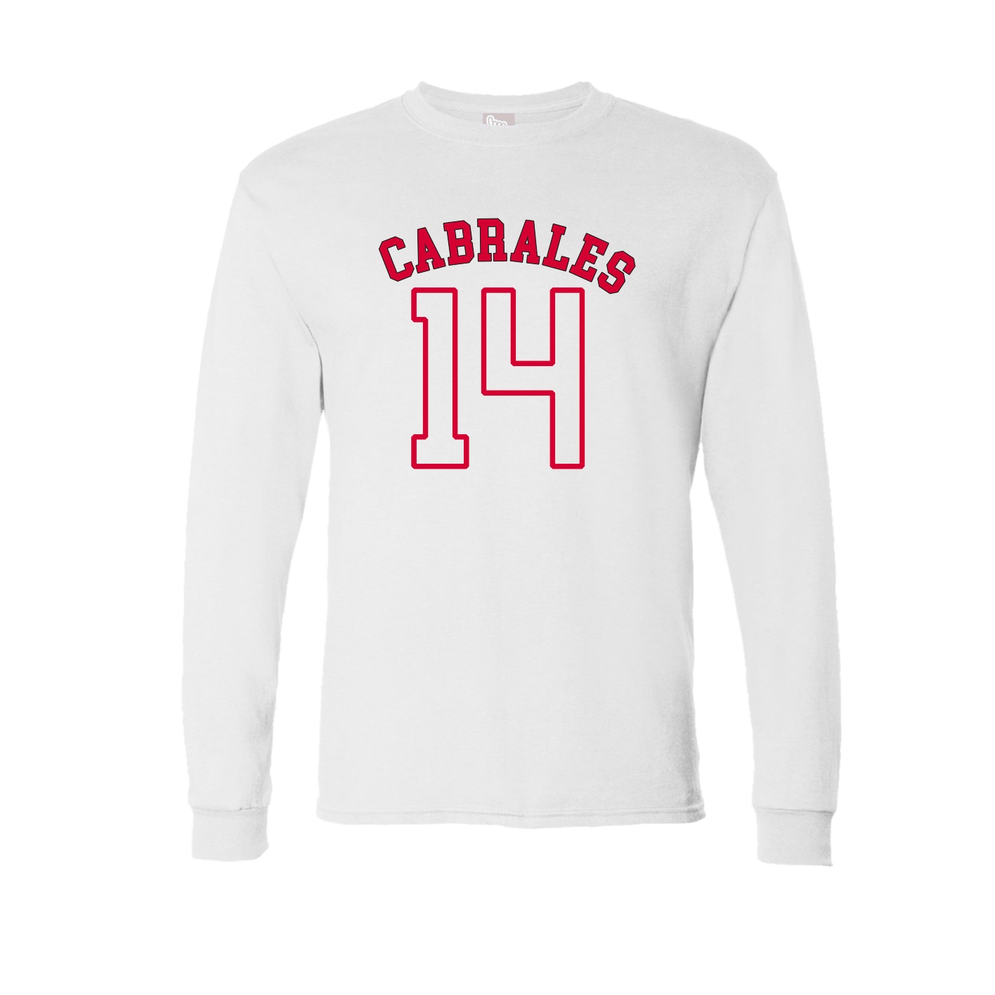 Long Sleeve Tee — Shirsey Arch in White