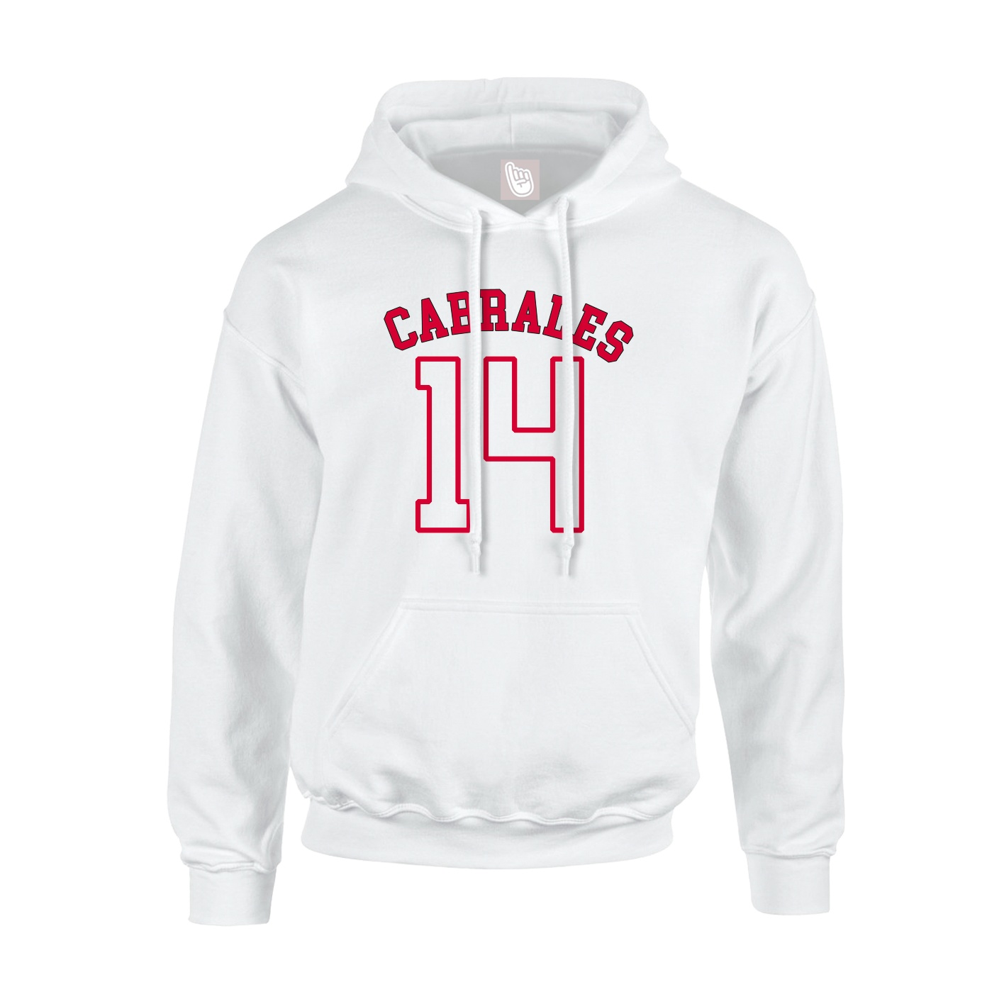 Youth Hoodie — Shirsey Arch in White