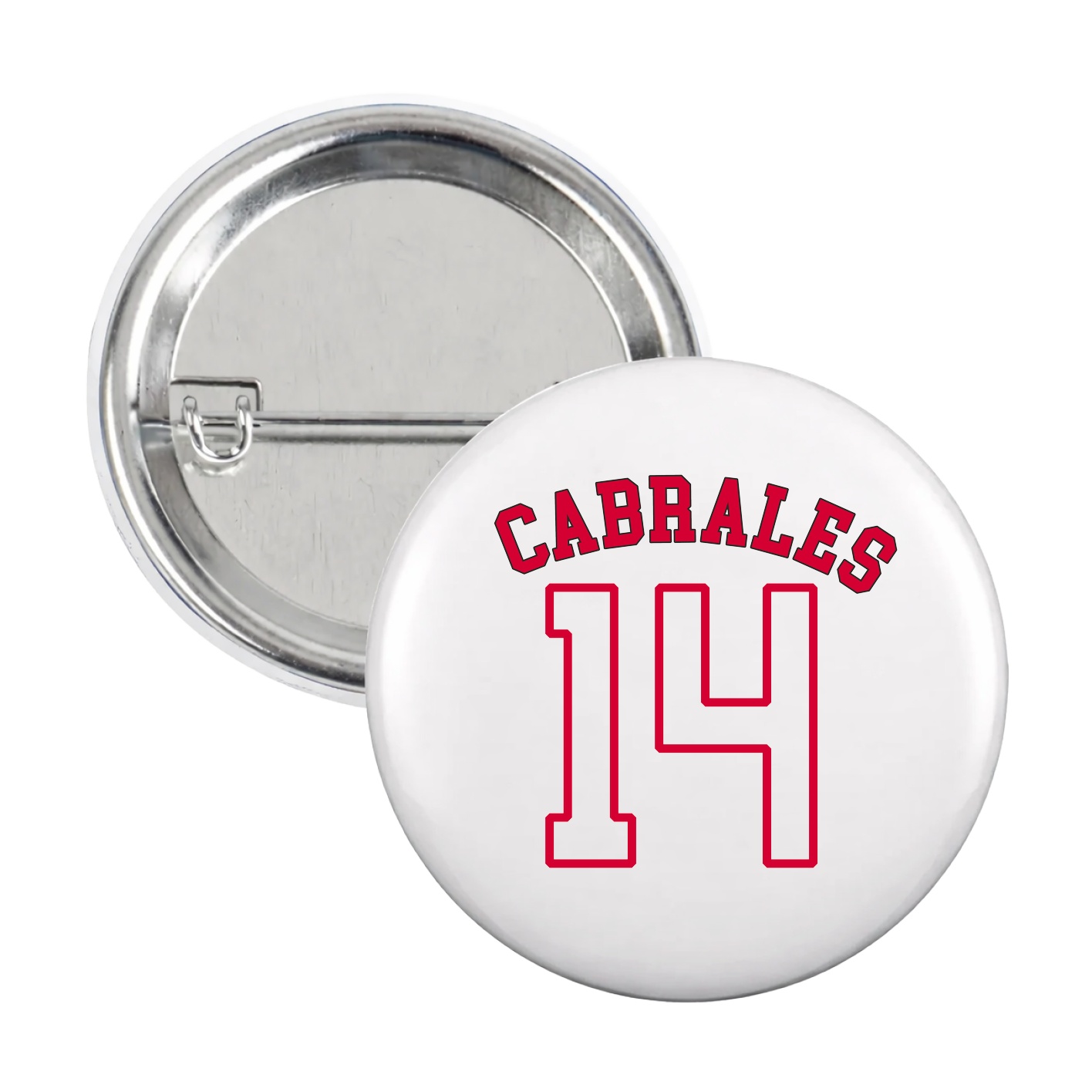 Game Day Button — Shirsey Arch in White