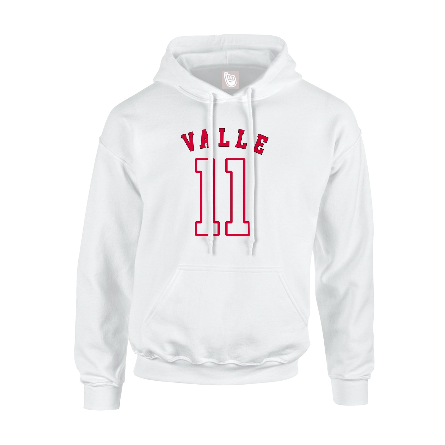 Hoodie — Shirsey Arch in White