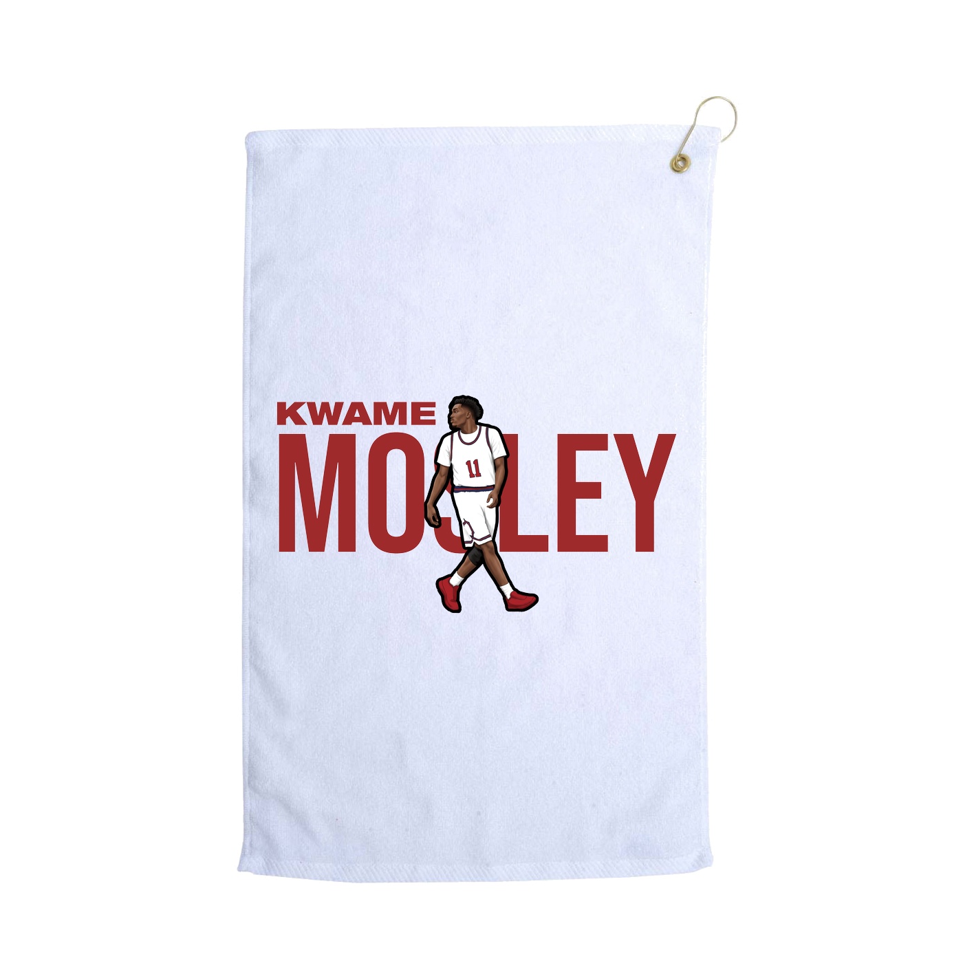Golf Towel — Player Name in White