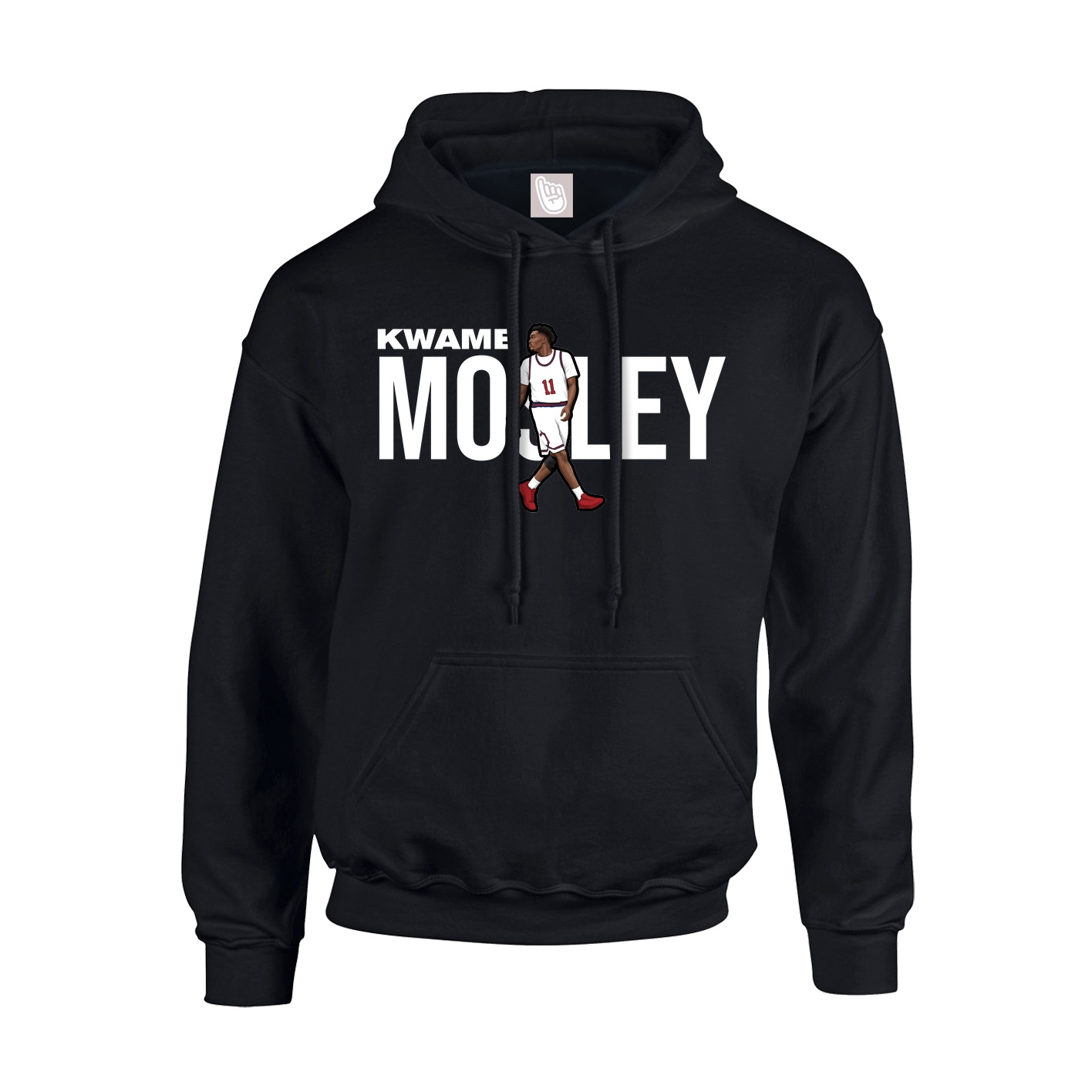 Hoodie — Player Name in Black
