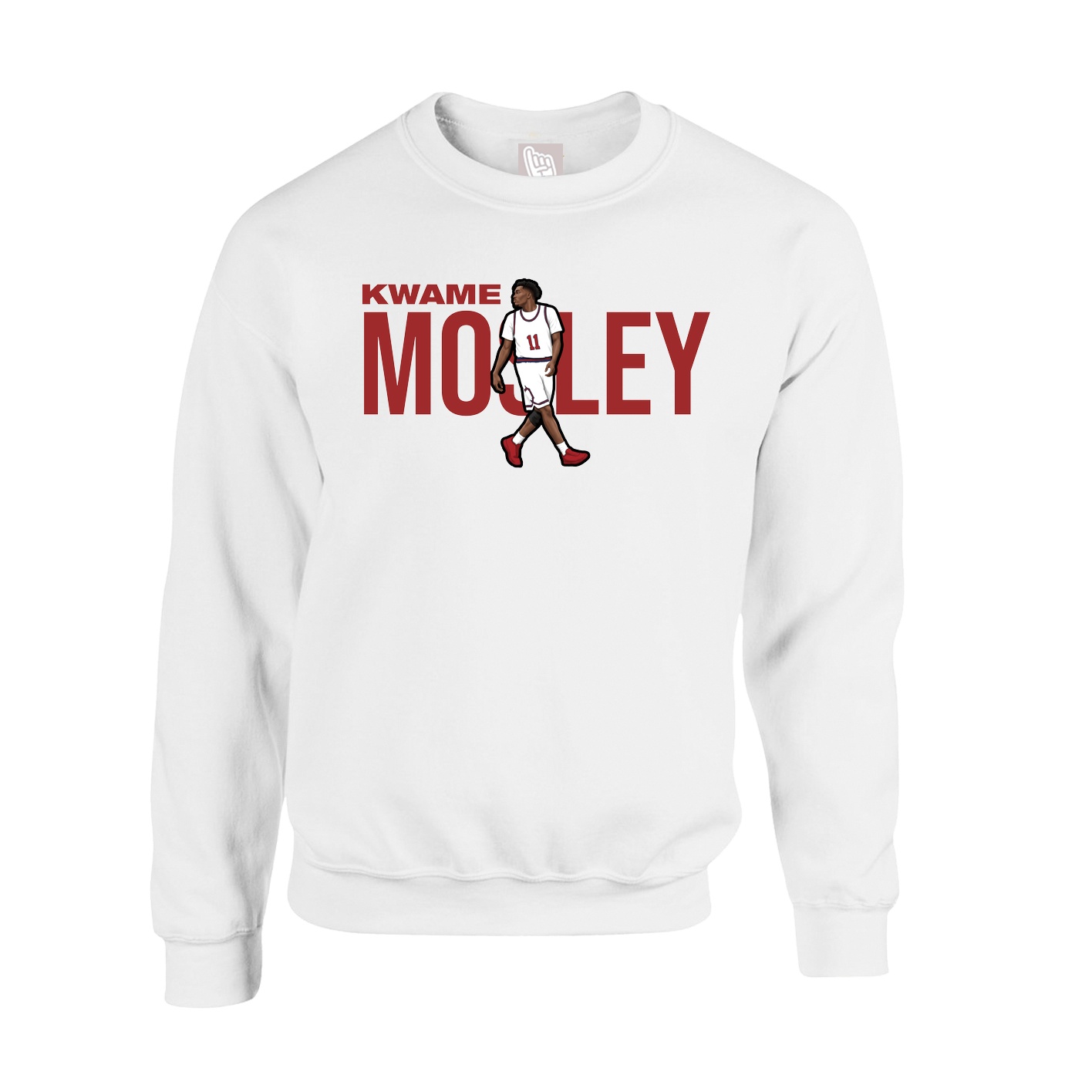 Fleece Crew — Player Name in White