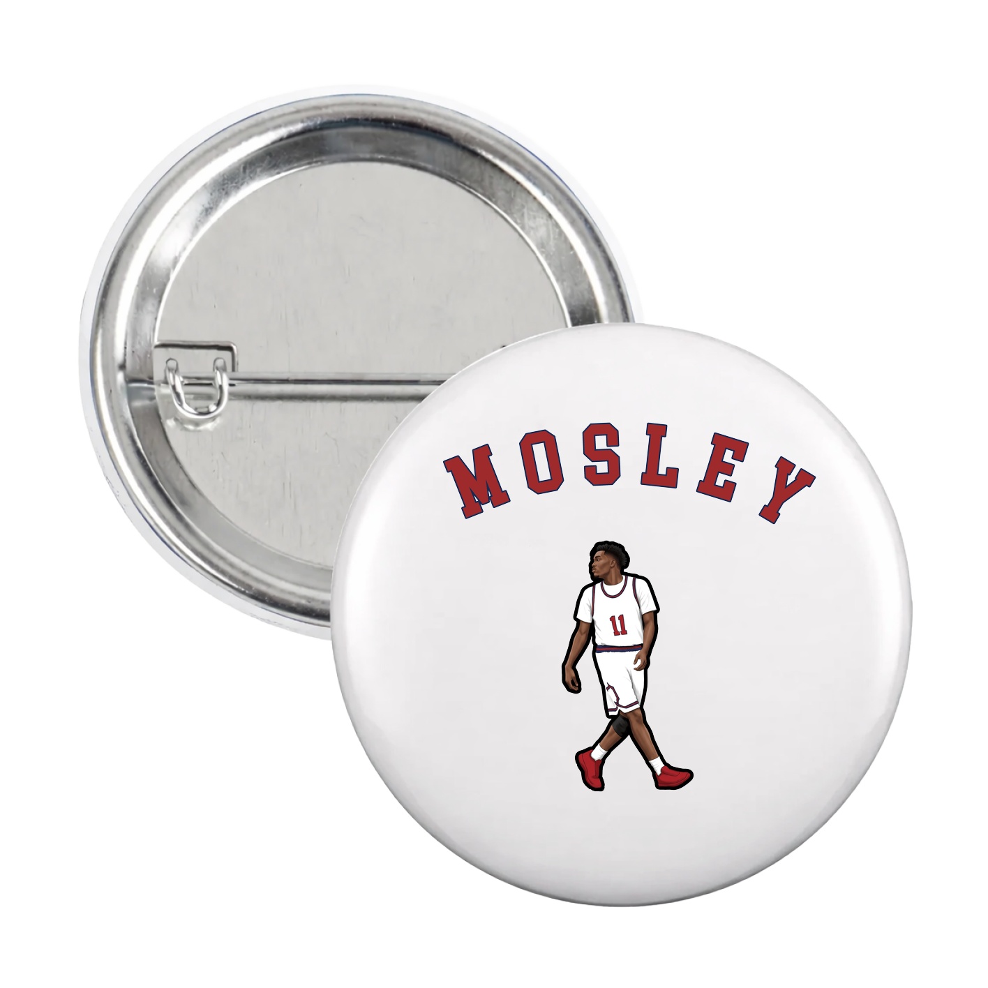 Game Day Button — Shirsey Arch in White