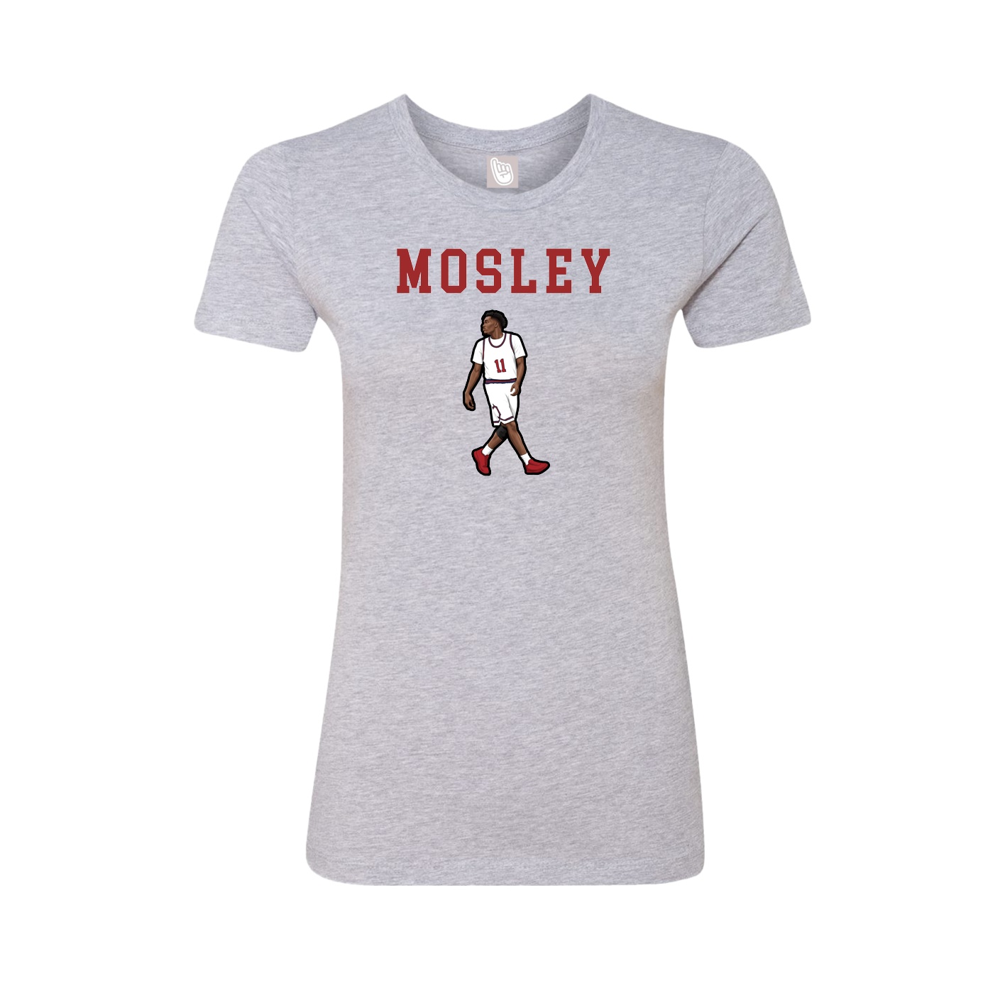 Fitted Women's Tee — Shirsey in Grey
