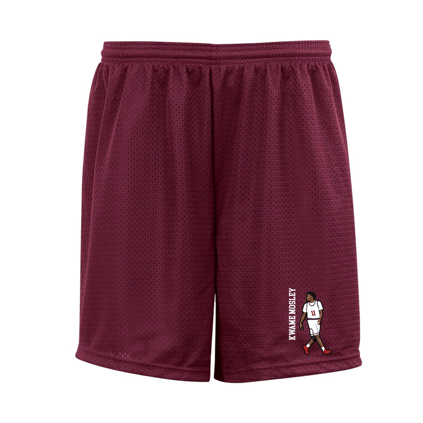 Shorts — Name Vertical in Cardinal