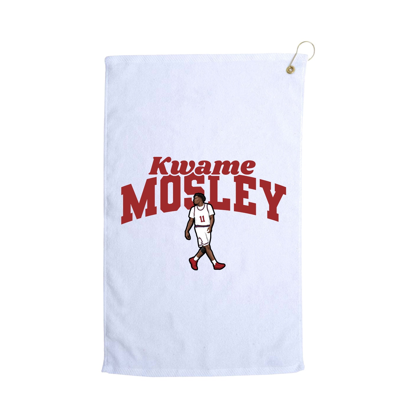 Golf Towel — Signature Arch in White
