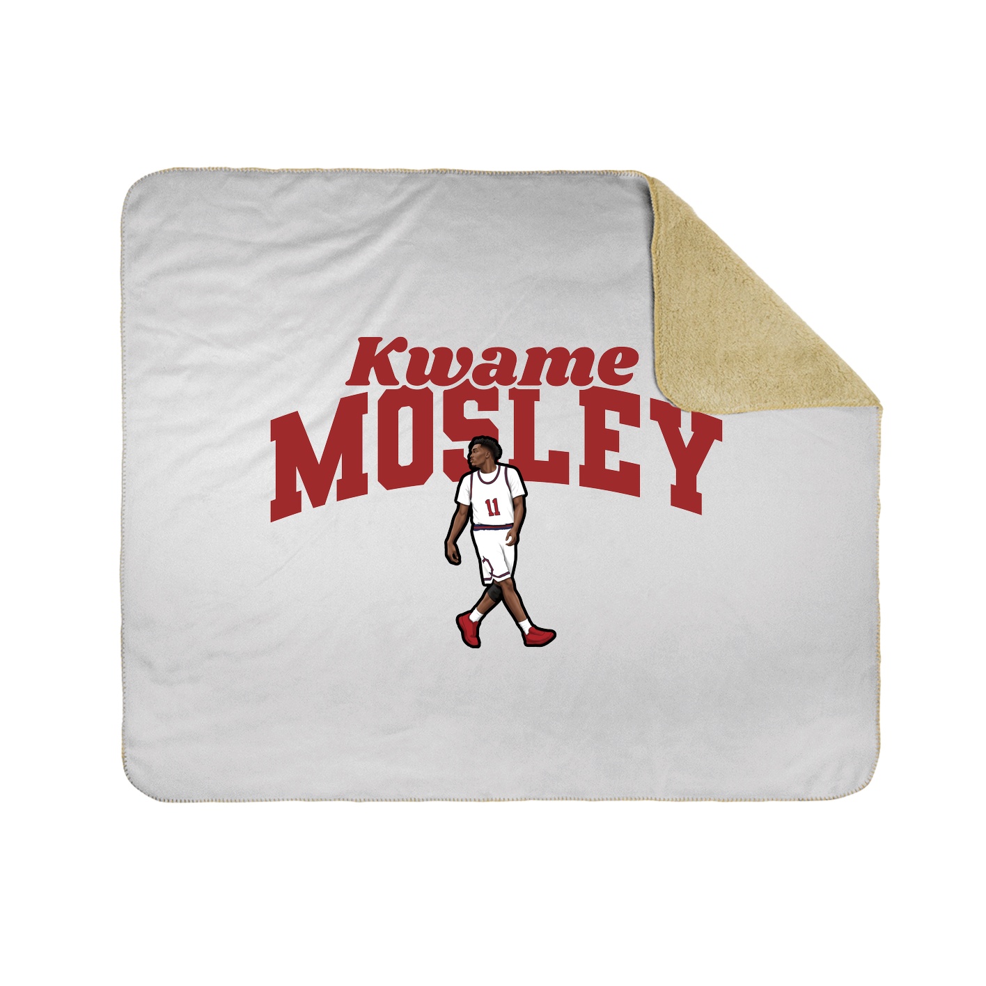 Throw Blanket — Signature Arch in White